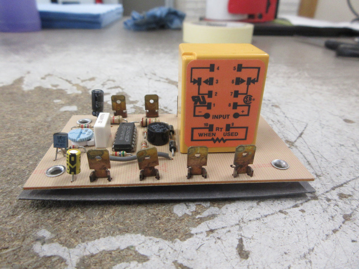 Syracuse Electronics Relay Control Board SAR-60215 Time: 1.2-120sec 5A Used