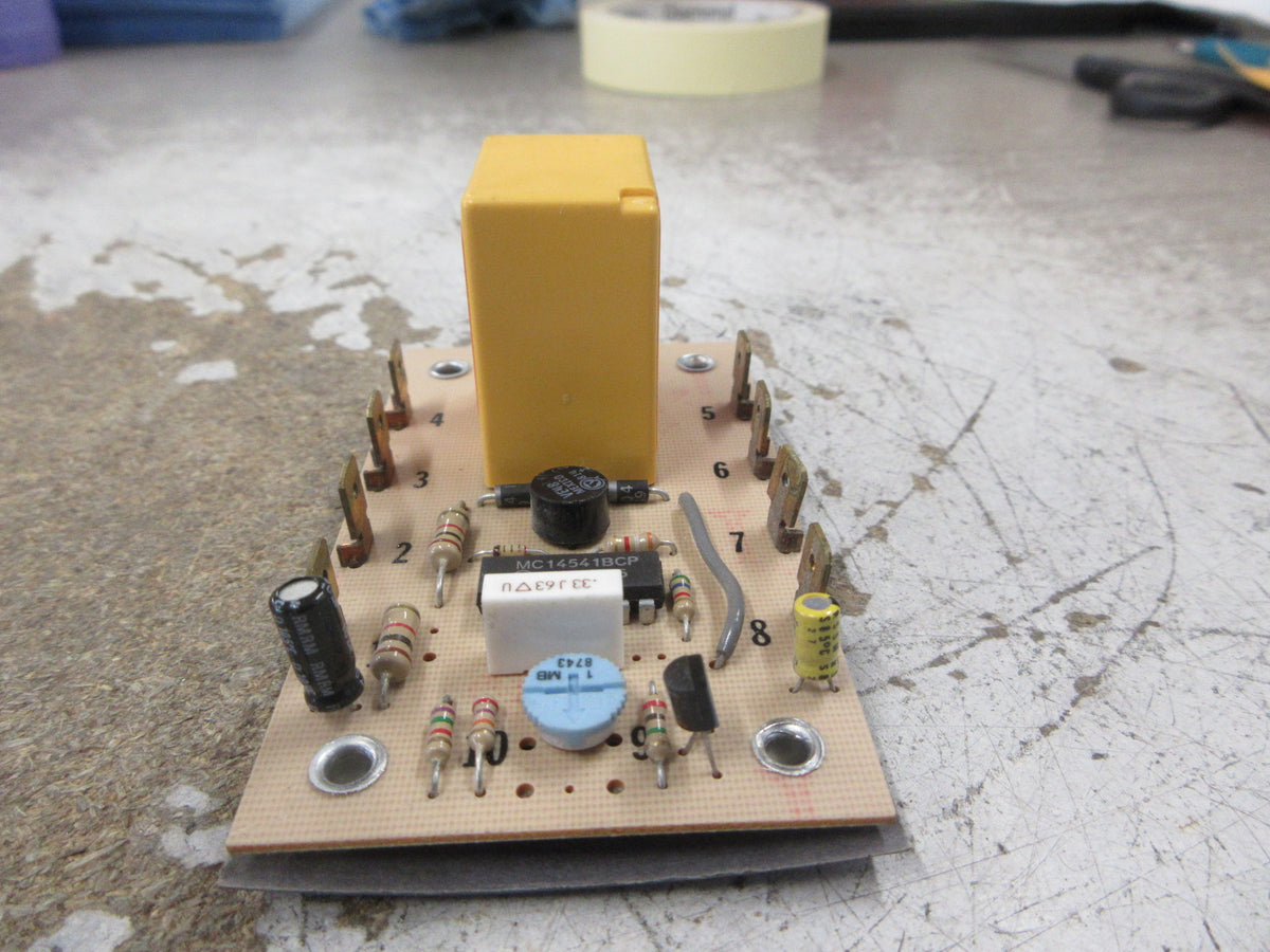 Syracuse Electronics Relay Control Board SAR-60215 Time: 1.2-120sec 5A Used