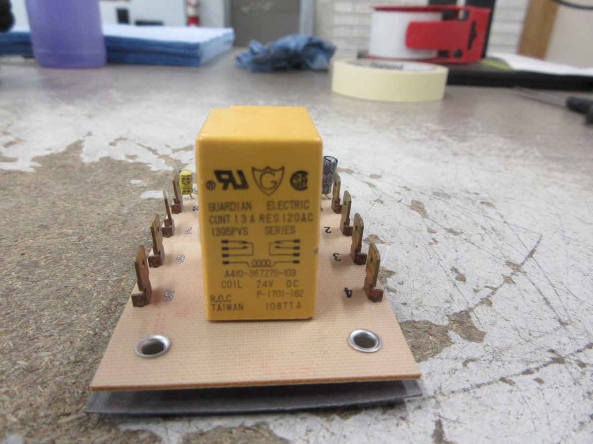 Syracuse Electronics Relay Control Board SAR-60215 Time: 1.2-120sec 5A Used