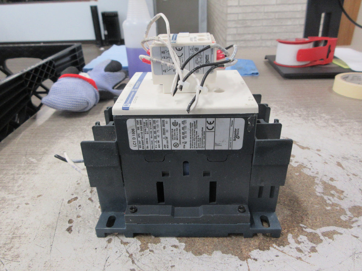 Telemecanique Contactor LC1D150 24V Coil 160A 600V w/ (1) Aux Contact Used