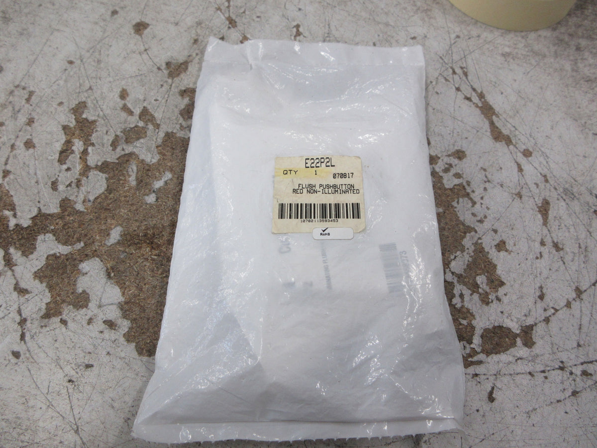 Eaton Flush Pushbutton E22P2L Red *No Box* New Surplus