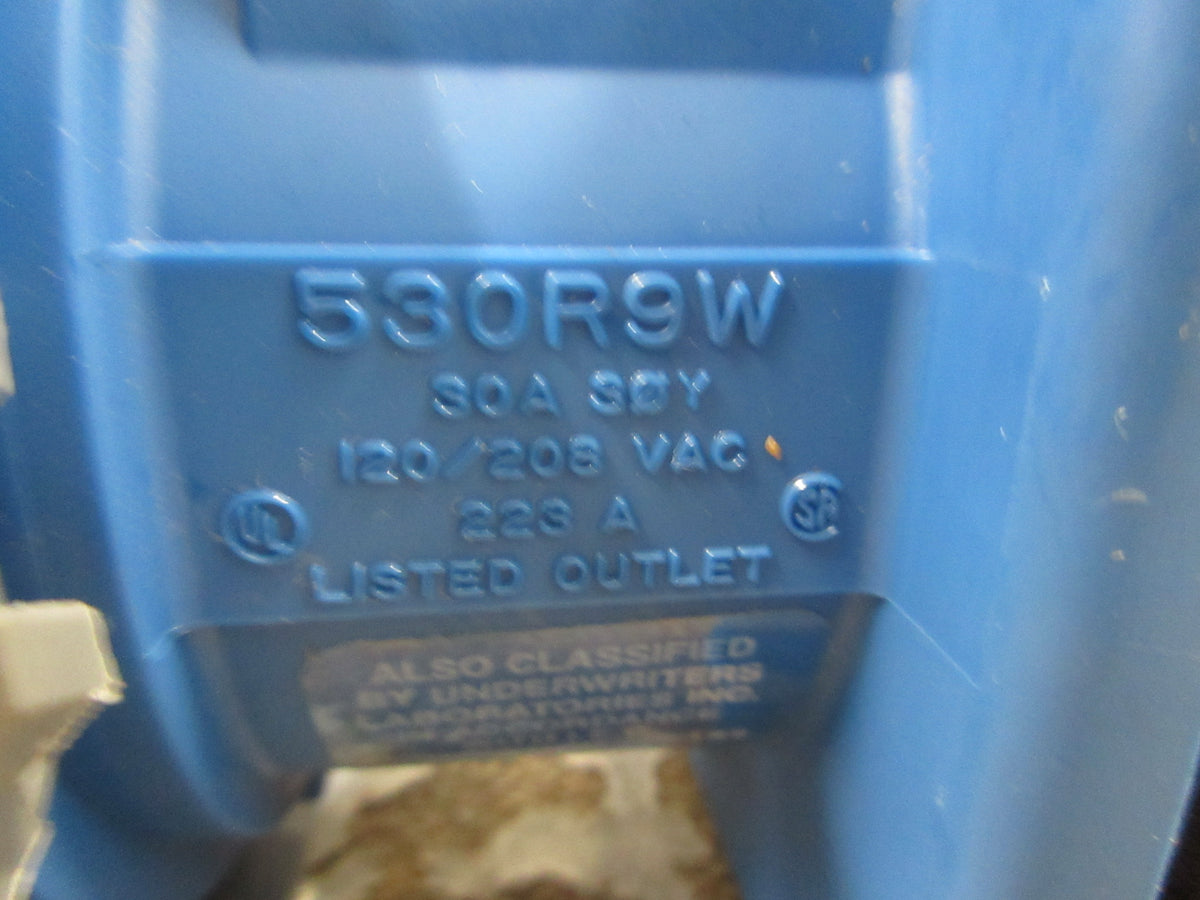 Hubbell Receptacle 530R9W 30A 120/208V 3Ph Used