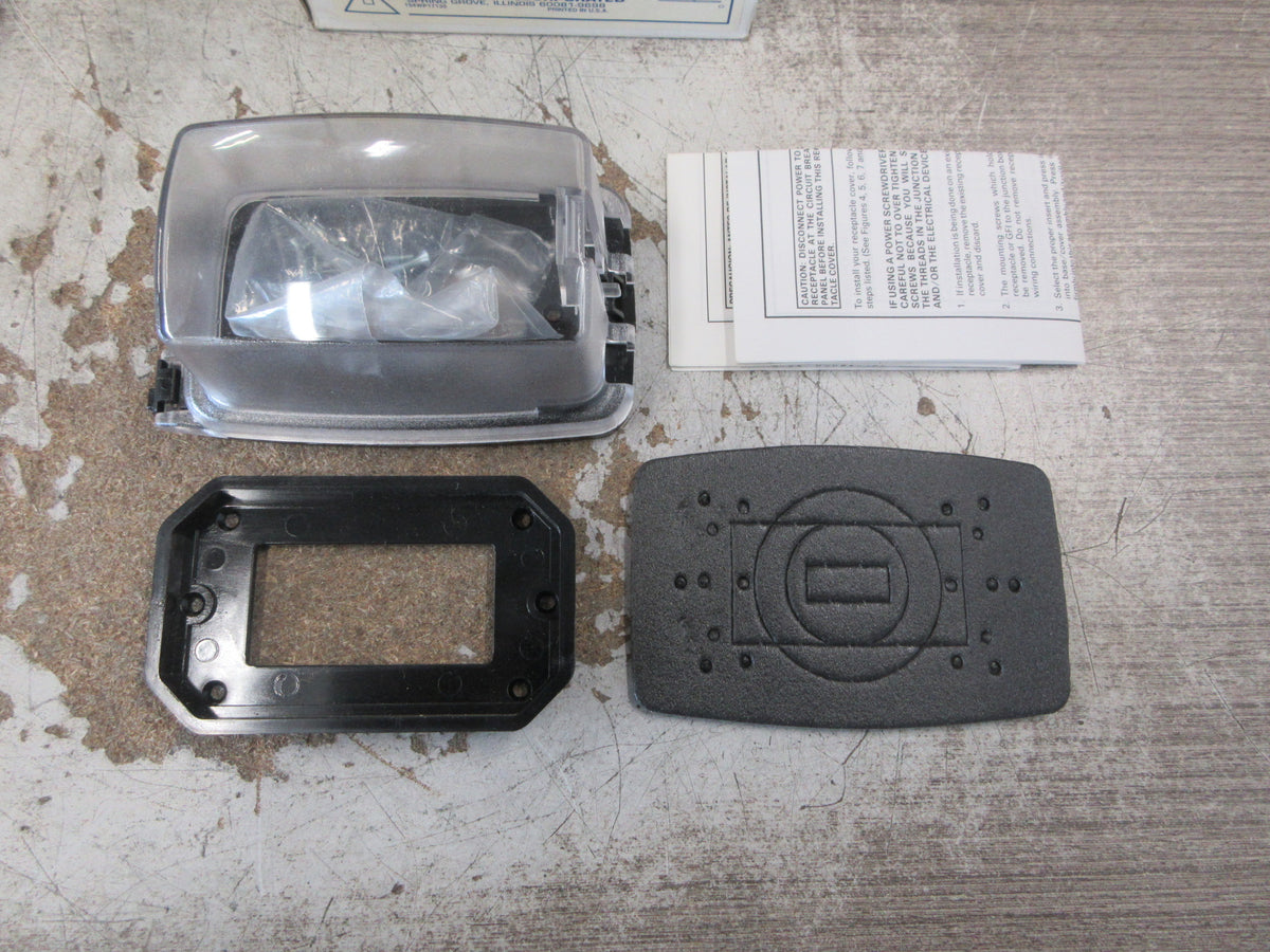Intermatic Outdoor Duplex Receptacle Cover WP1000 Single-Gang New Surplus