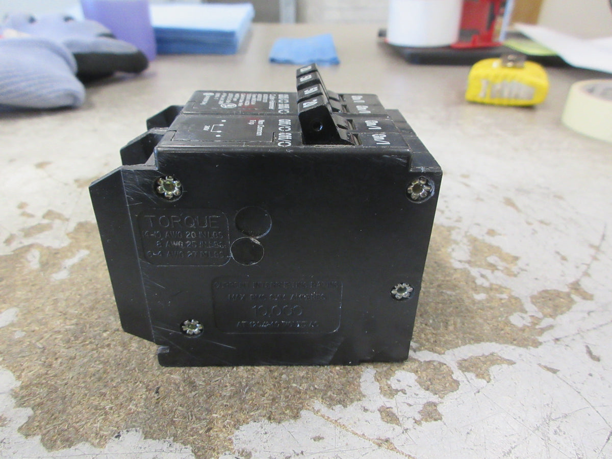 Cutler-Hammer Quad Circuit Breaker BQ2502120 (2) 50A (2) 20A 120/240V Used