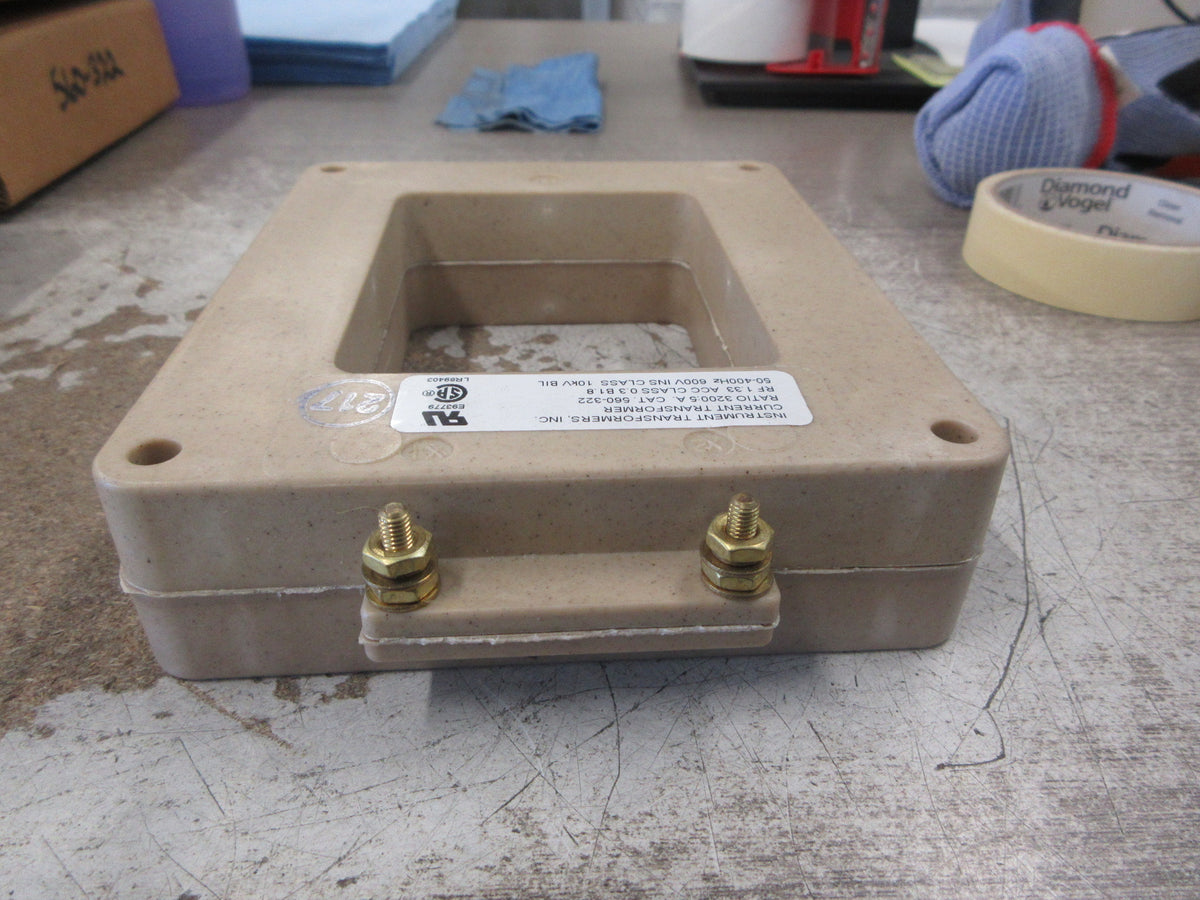 Instrument Transformers Current Transformer 560-322 Ratio 3200:5A New Surplus