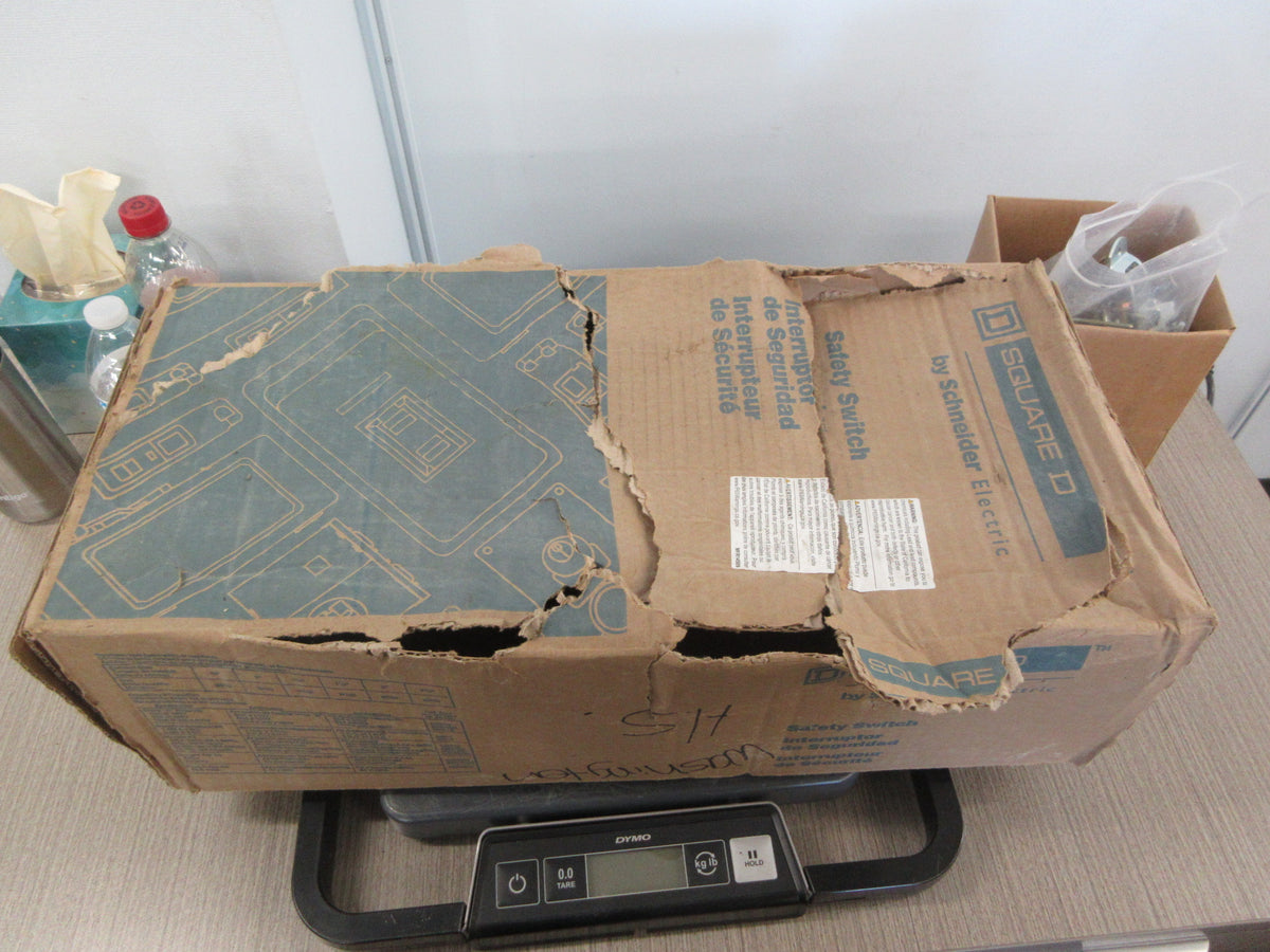 Square D Non-Fusible Safety Switch HU363 100A 600V 3P *Damaged Box* New Surplus