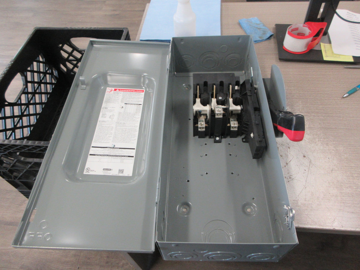 Square D Non-Fusible Safety Switch HU363 100A 600V 3P *Damaged Box* New Surplus