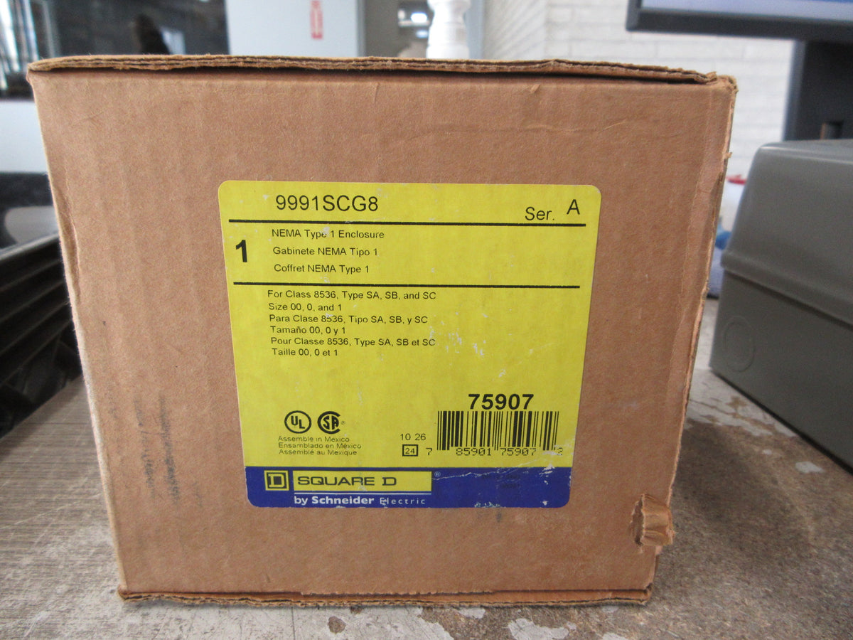 Square D Type 1 Enclosure 9991SCG8 Ser. A New Surplus