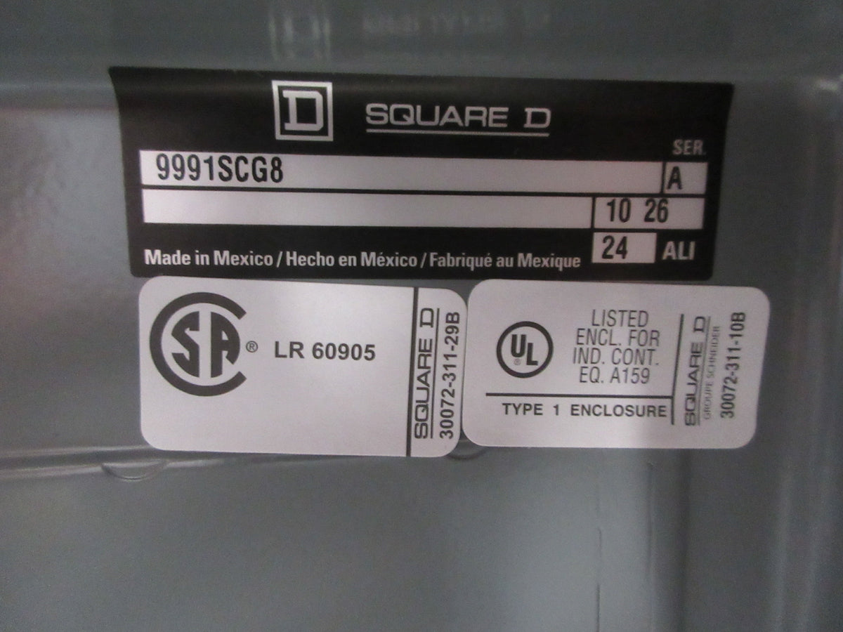 Square D Type 1 Enclosure 9991SCG8 Ser. A New Surplus