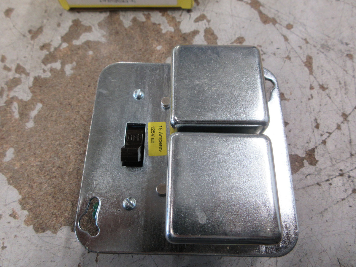 Bussmann Buss Fusetron Switch & Two Fuseholder Box-Cover Unit STY New Surplus
