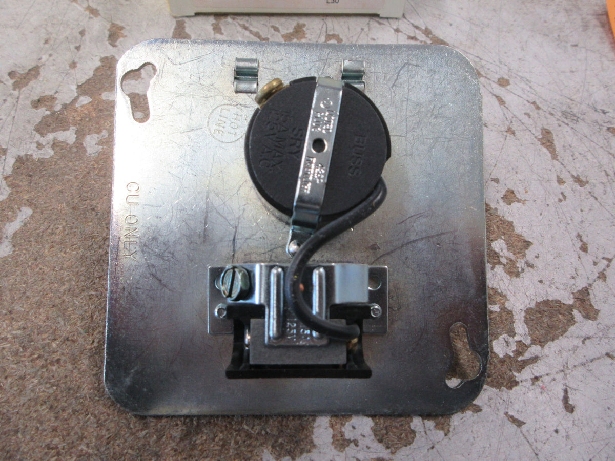 Bussmann Buss Fusetron Receptacle Box-Cover Unit SRY New Surplus