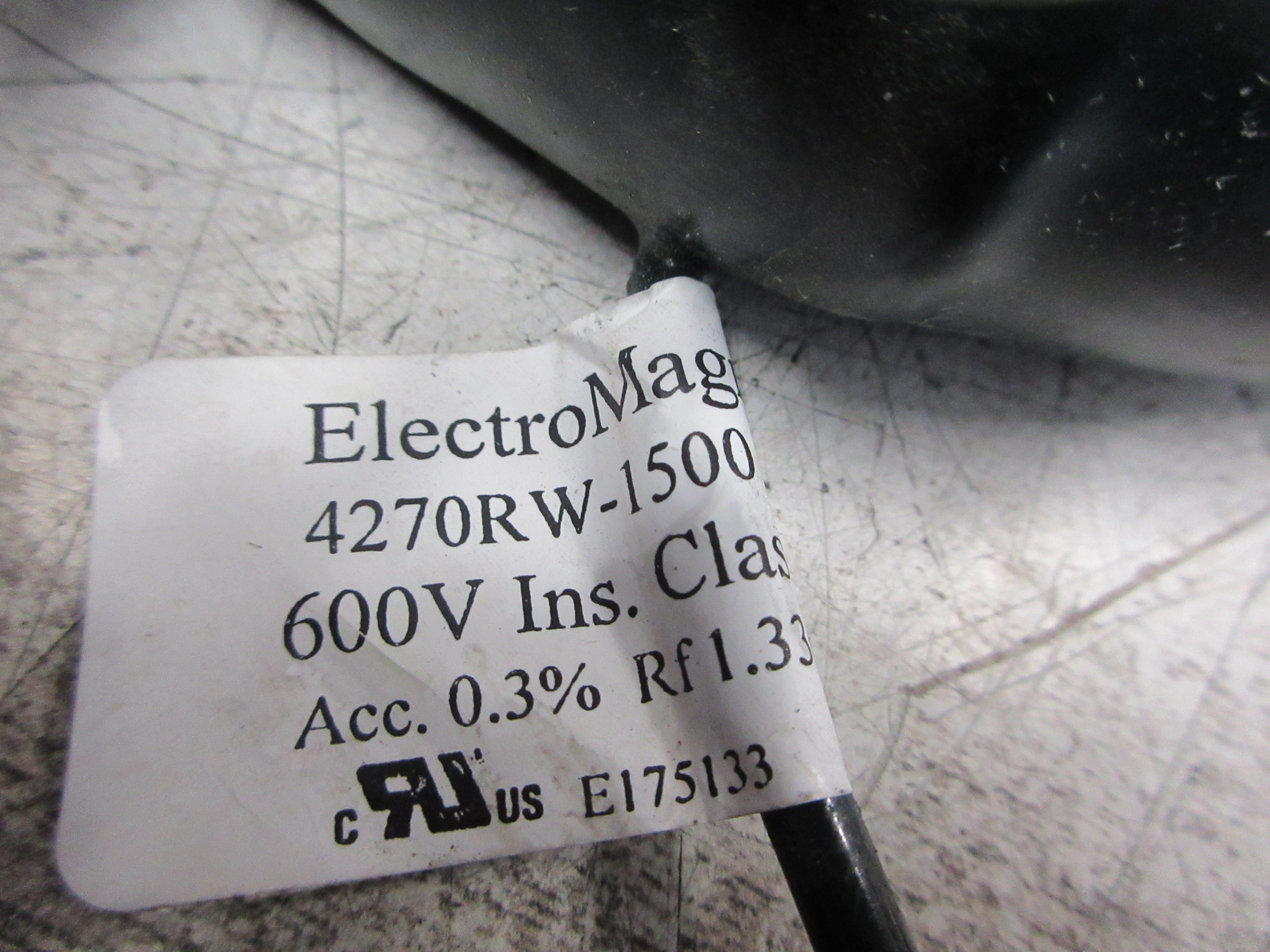 ElectroMagnetic Corp. Current Transformer 4270RW-1500 Ratio 1500 : 5A 600V