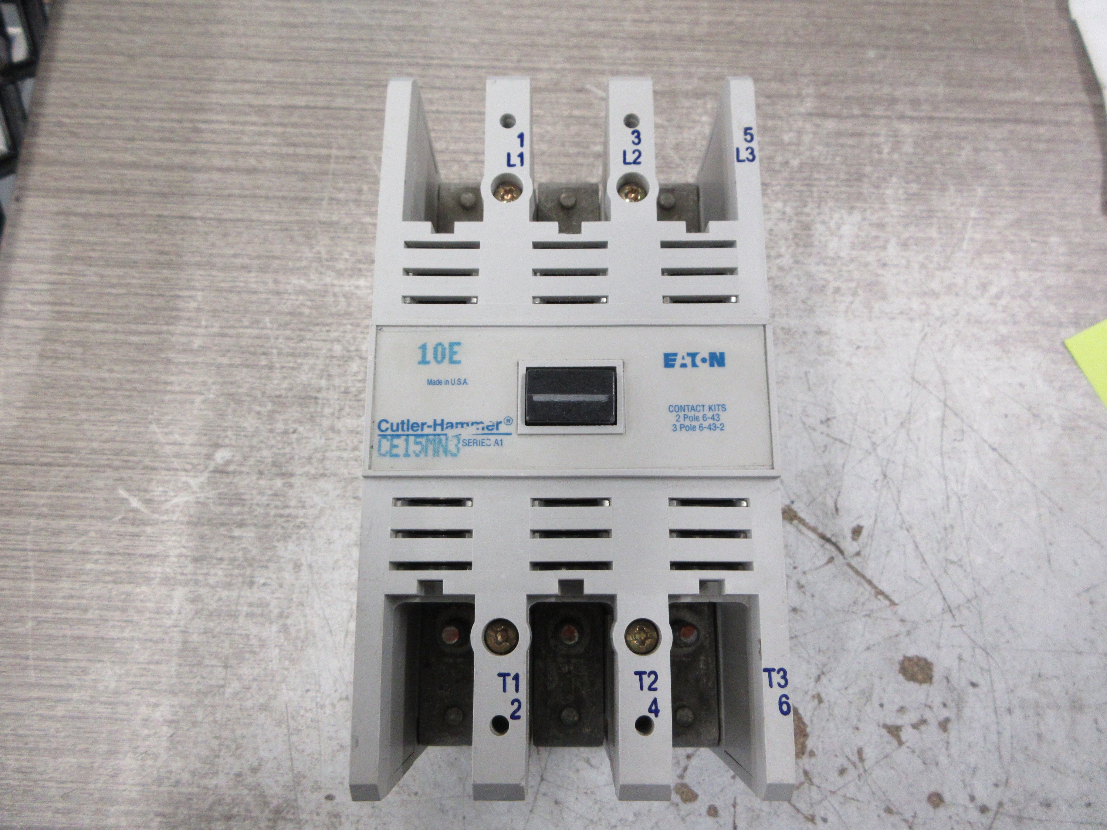 Cutler-Hammer Contactor CE15MN3 Ser. A1 120V Coil 105A 600V Used