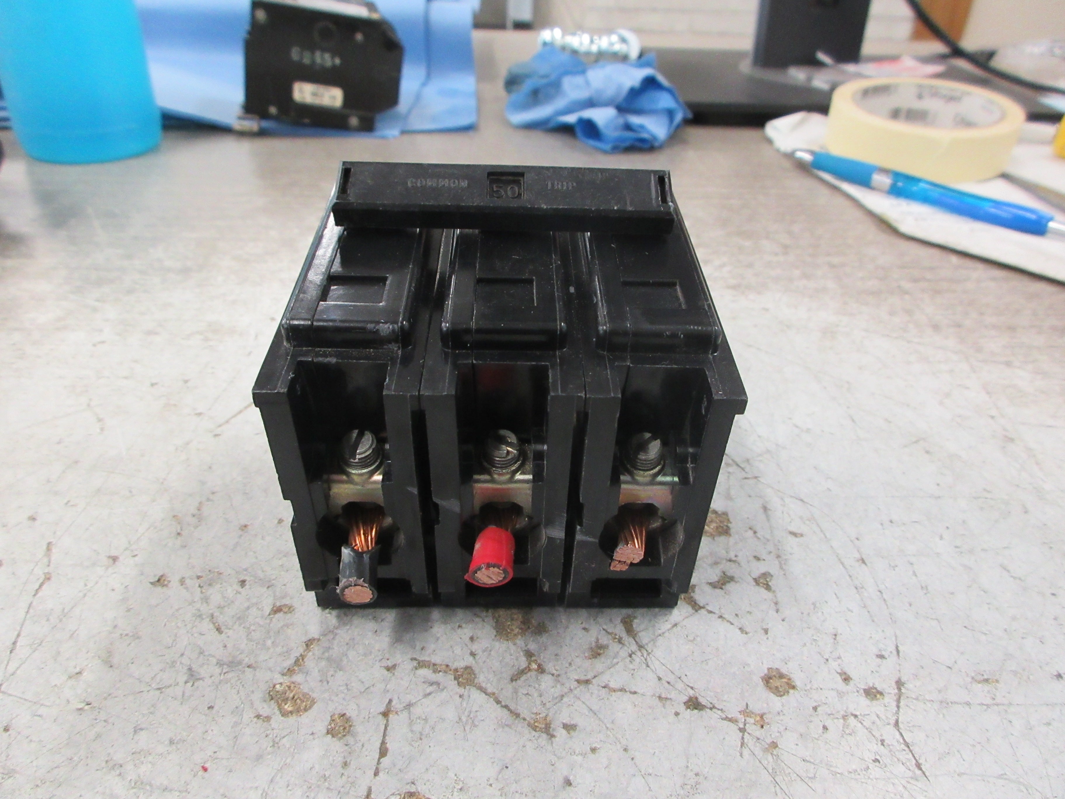 Westinghouse Type BA Bolt-On Circuit Breaker BAB3050H 50A 240V 3P Used