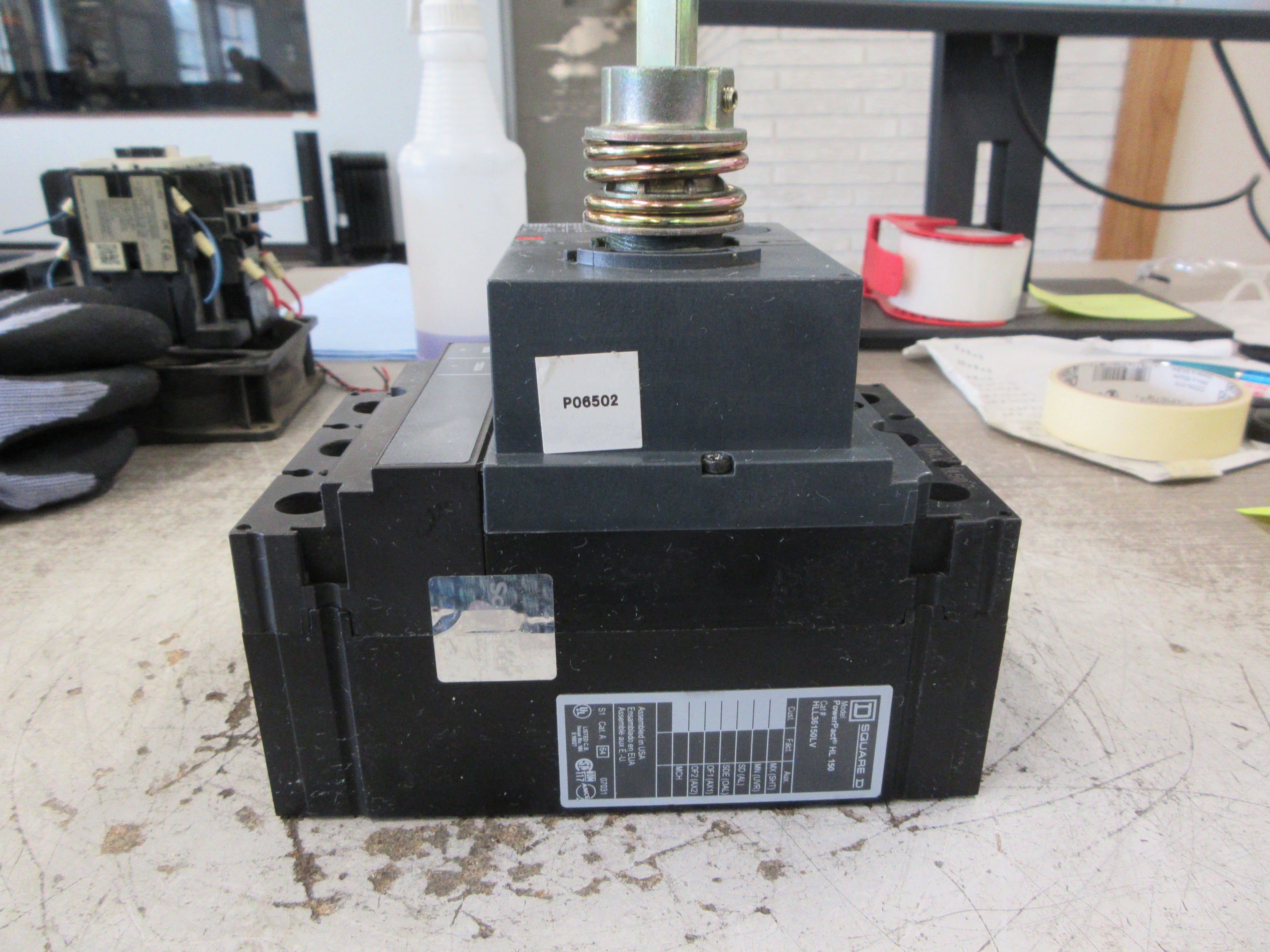 Square D HL 150 Breaker Disconnect HLL36150LV 150A 600V 3P *No Handle* Used