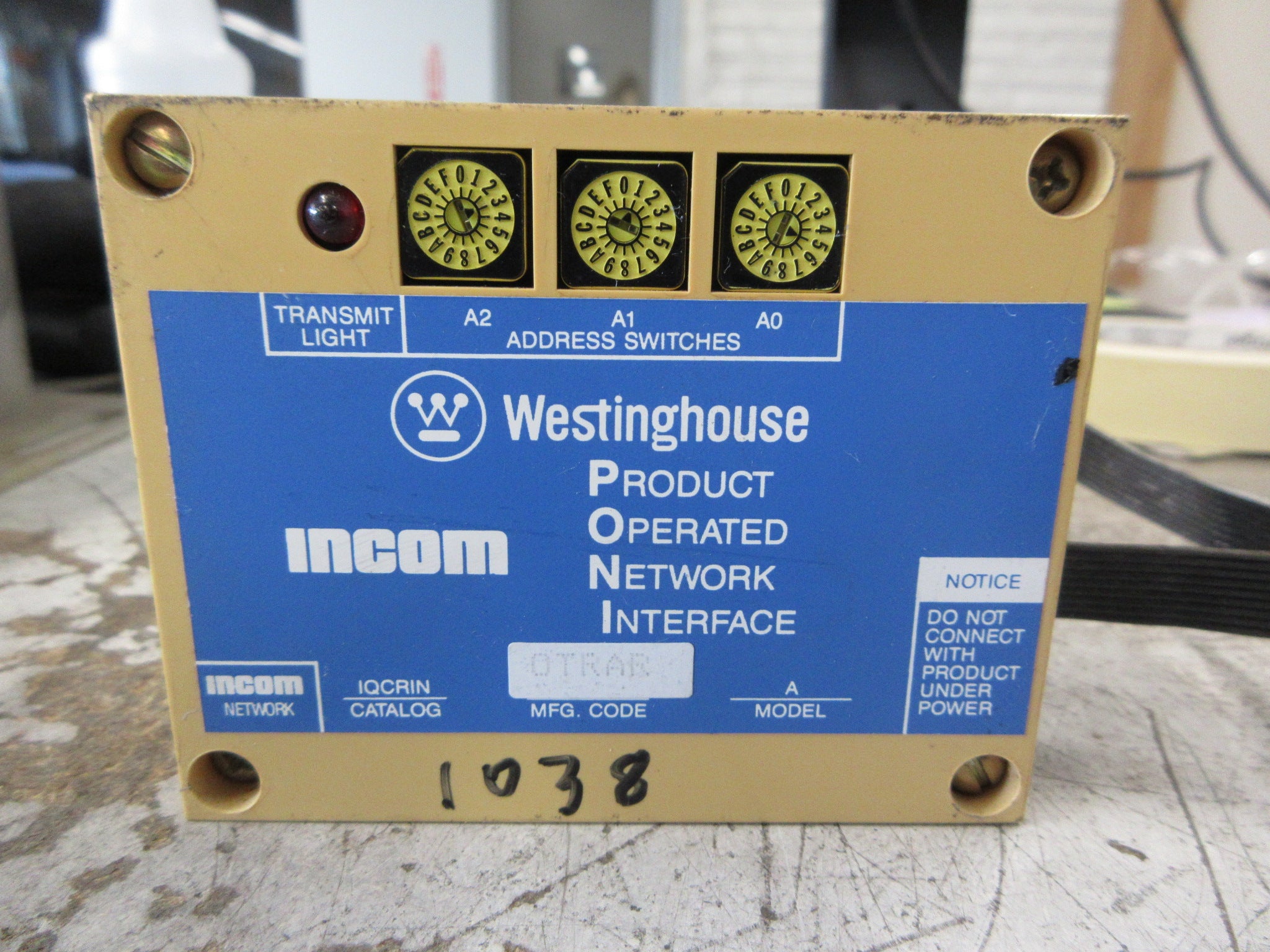 Westinghouse Incom PONI Module IQCRIN Model A Used