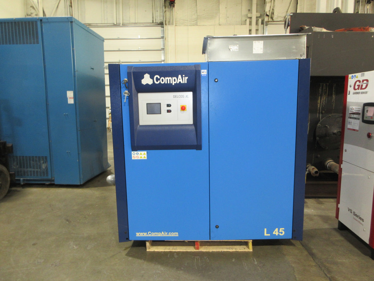 CompAir Tankless Rotary Screw Compressor LFR3A 60HP 3600RPM 130 PSIG 460V Used