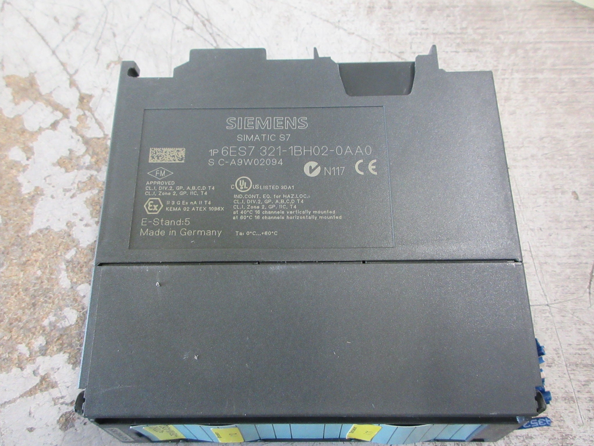 Siemens Simatic S7 Digital Input Module 6ES7 321-1BH02-0AA0 16X DC24V Used