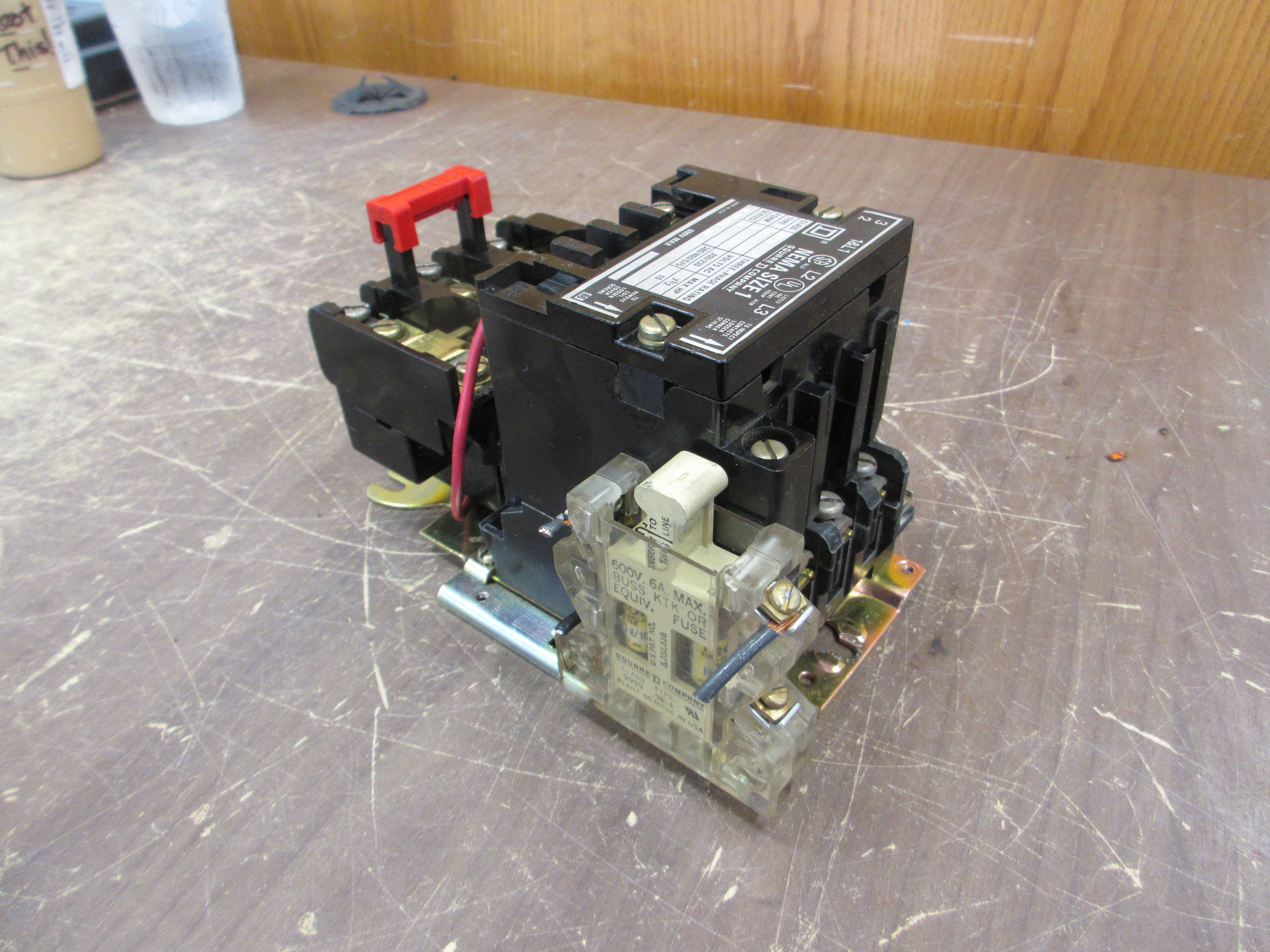 Square D Size 1 Starter 8536 SCO-3 S Series A 120V Coil 600V