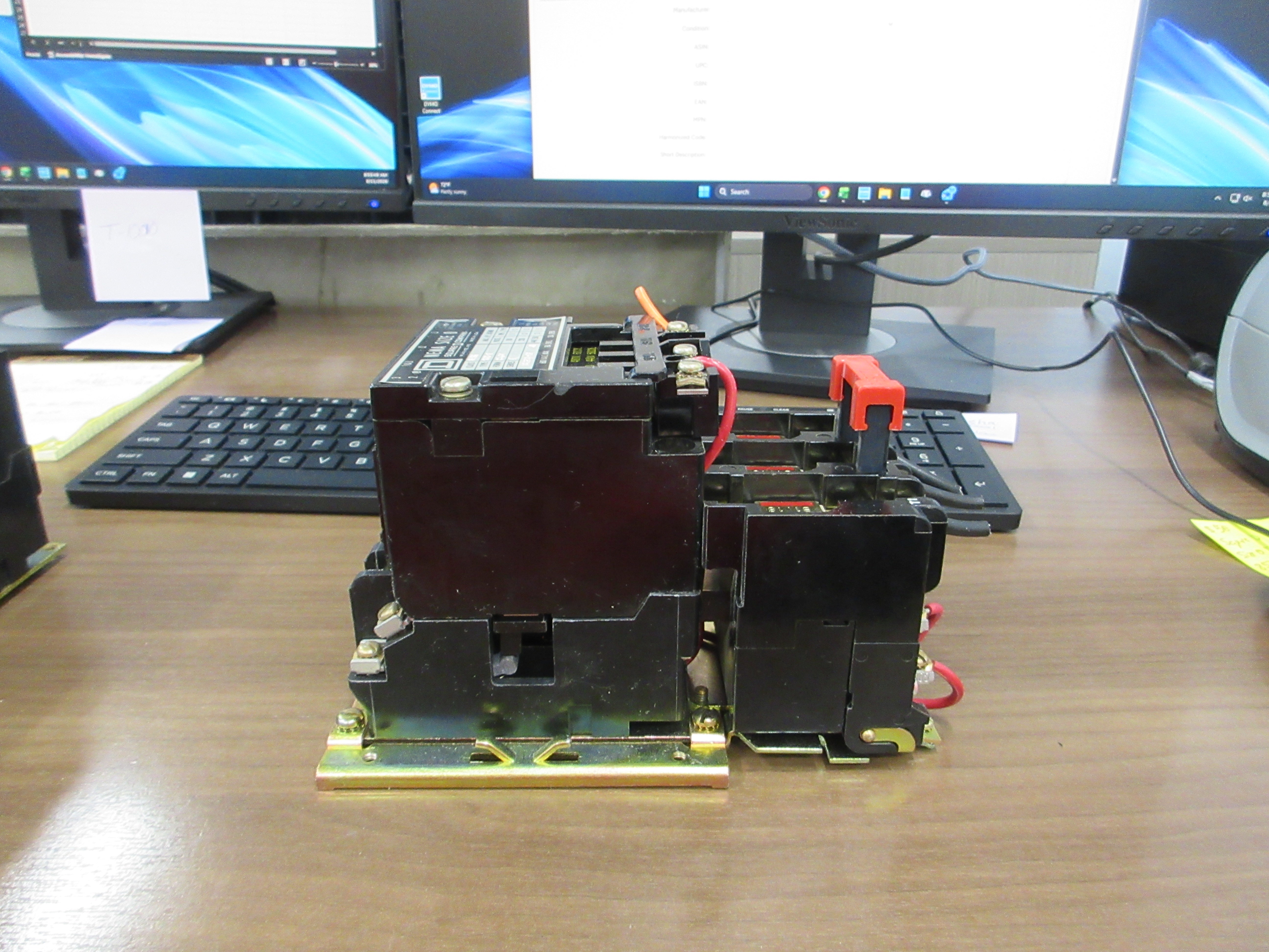 Square D Size 0 Starter 8536 SBO-2 (5JX1 Ser. A 480V Coil 20A 600V Used