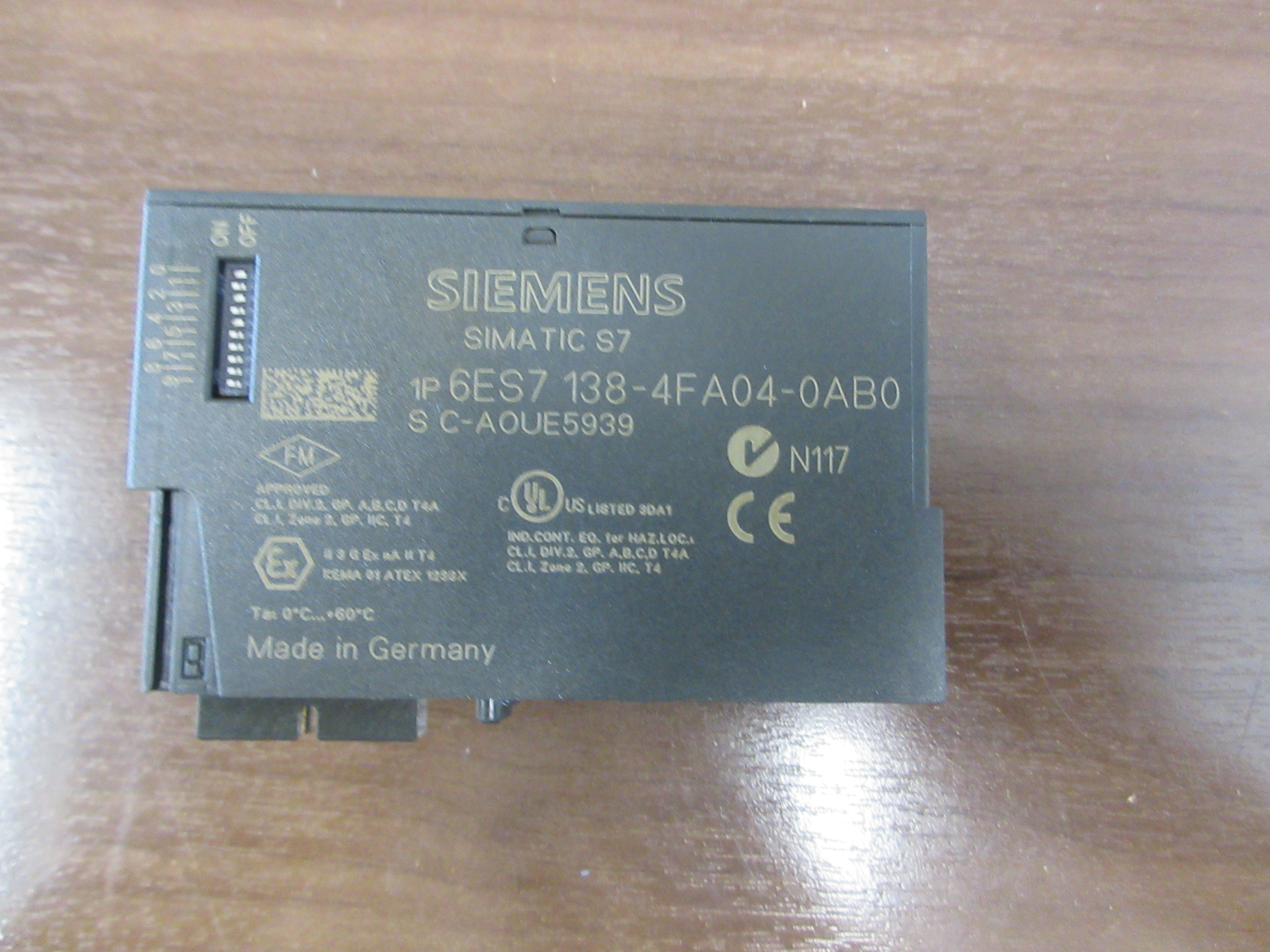 Siemens Sitmatic S7 PROFsafe Digtal Input Module 6ES7 138-4fA04-0AB0 Used