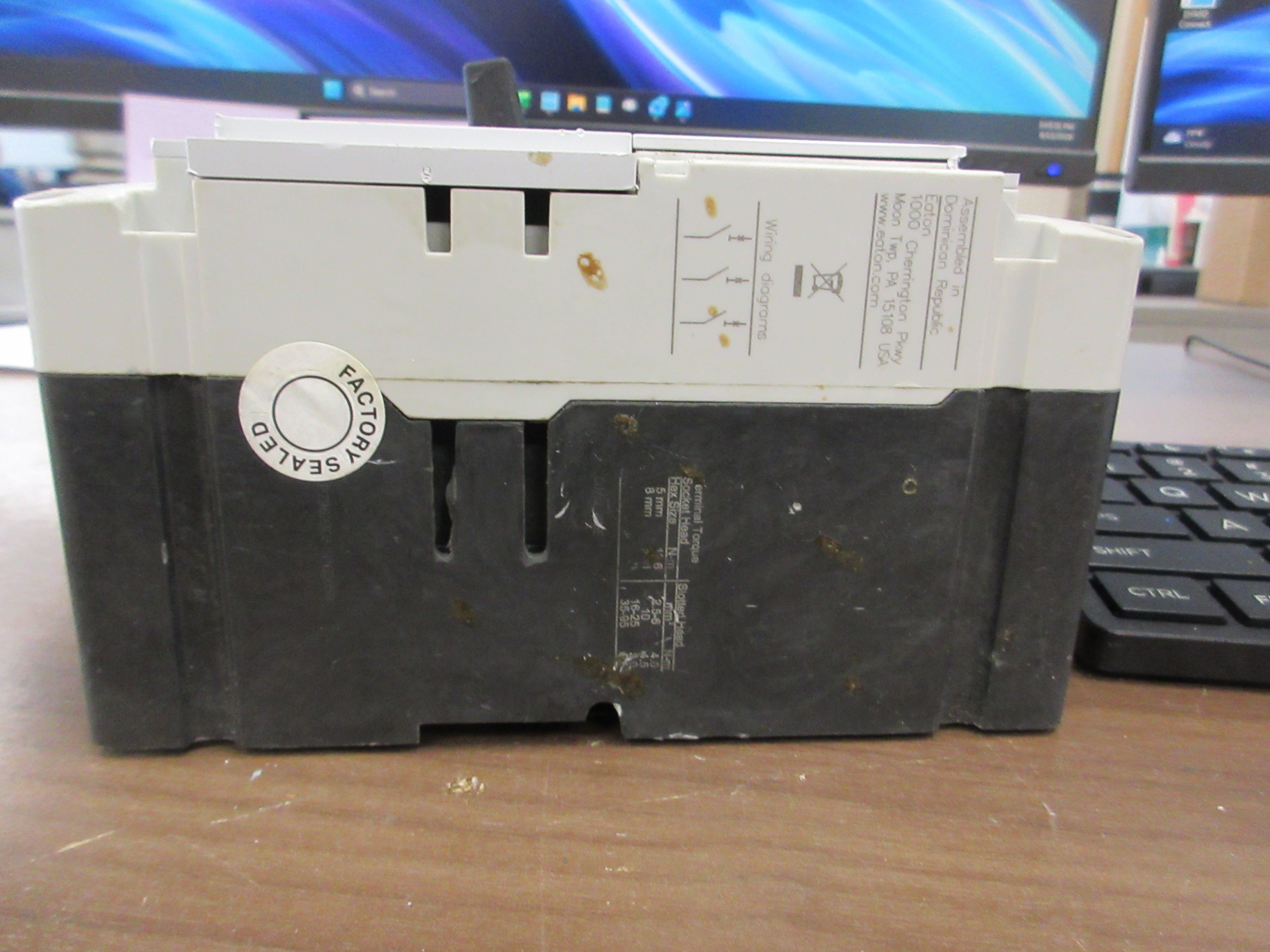 Eaton Circuit Breaker PDD23F0150TFFL 150A 240V 3P Used