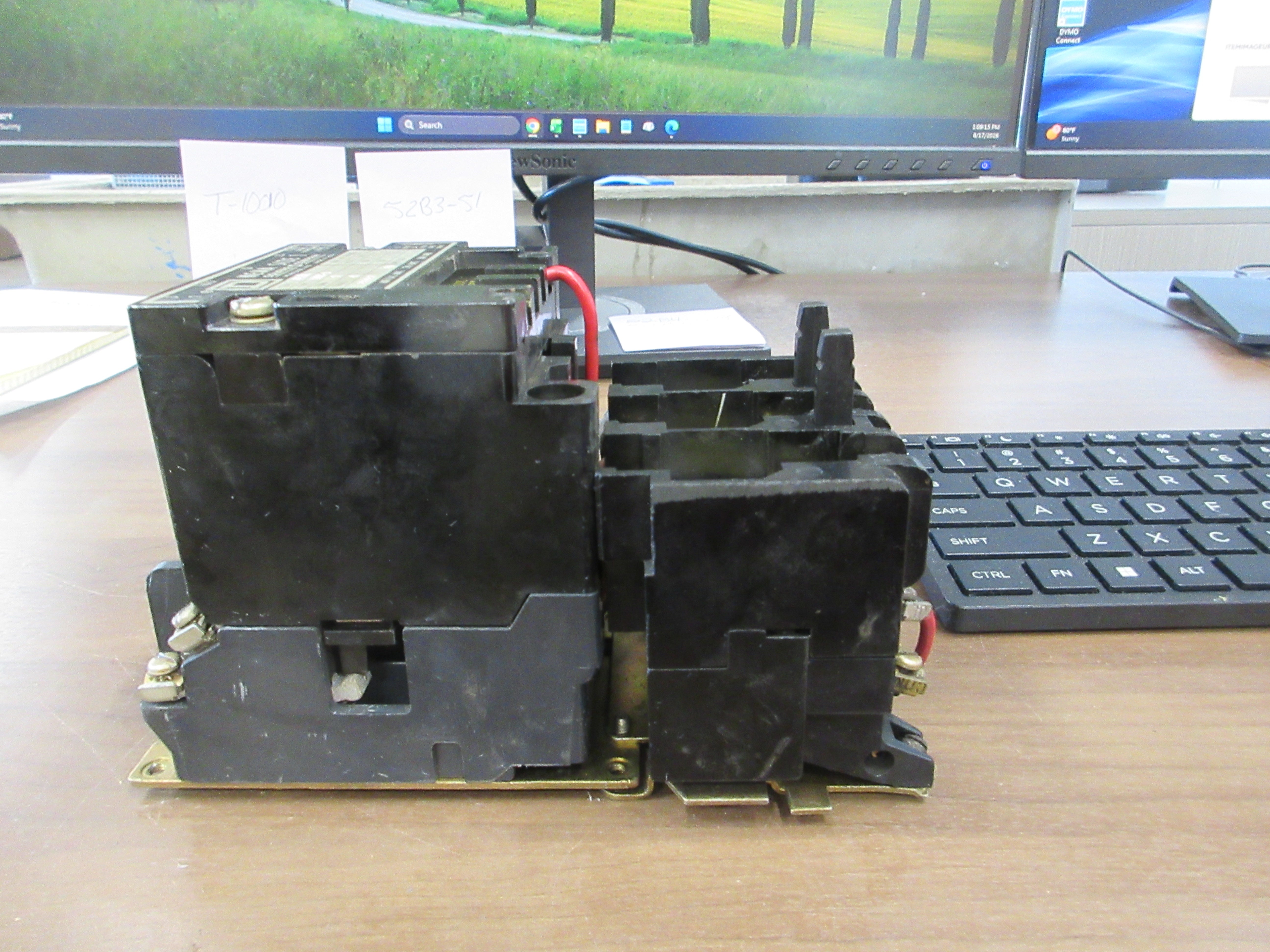 Square D Size 1 Starter 8536 SCO -3 S Ser. A 120V Coil 600 V Used