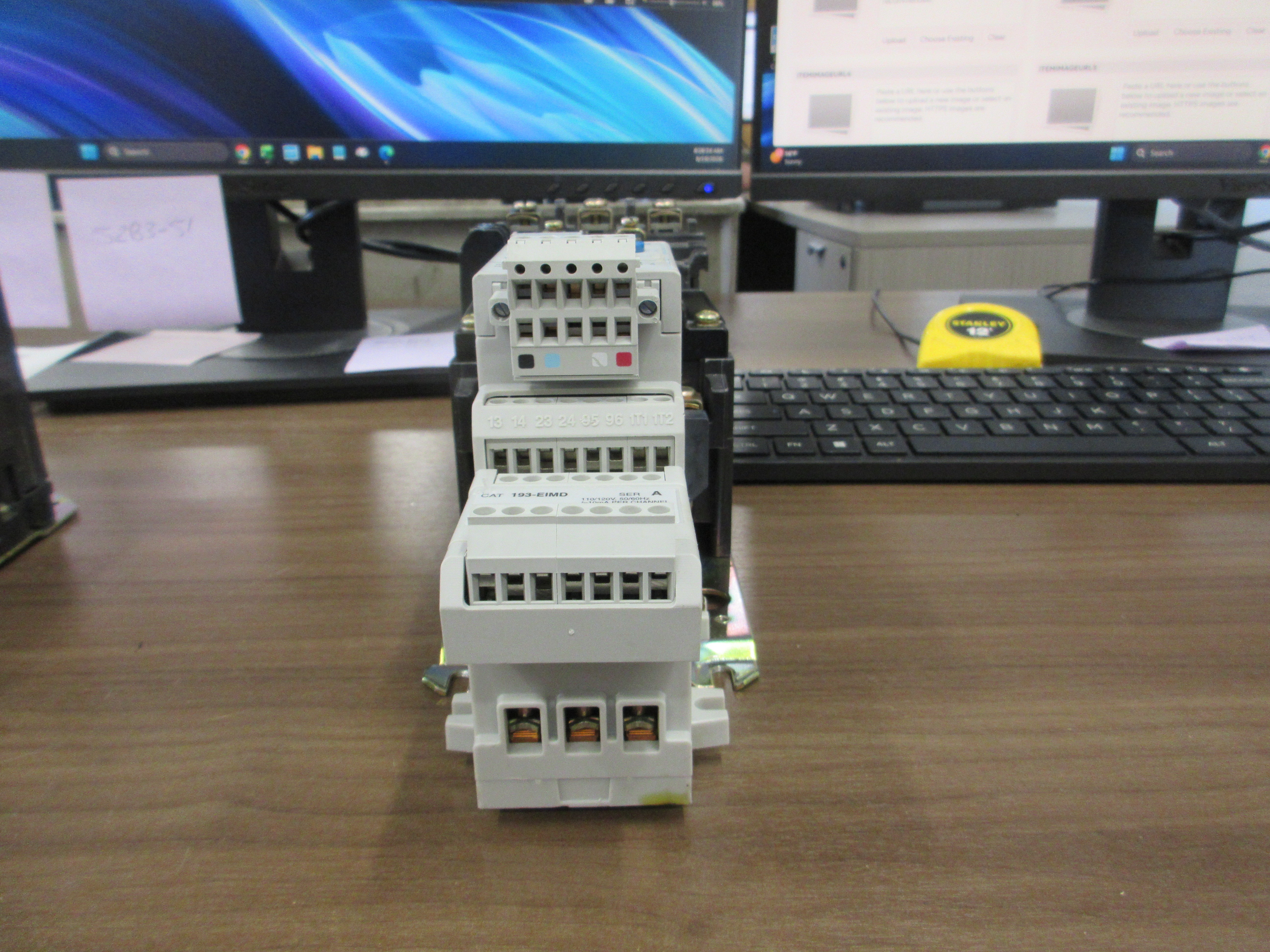Allen Bradley Size 1 Starter 509-BOD-XXX/592-EC2BC 115-120V Coil Used