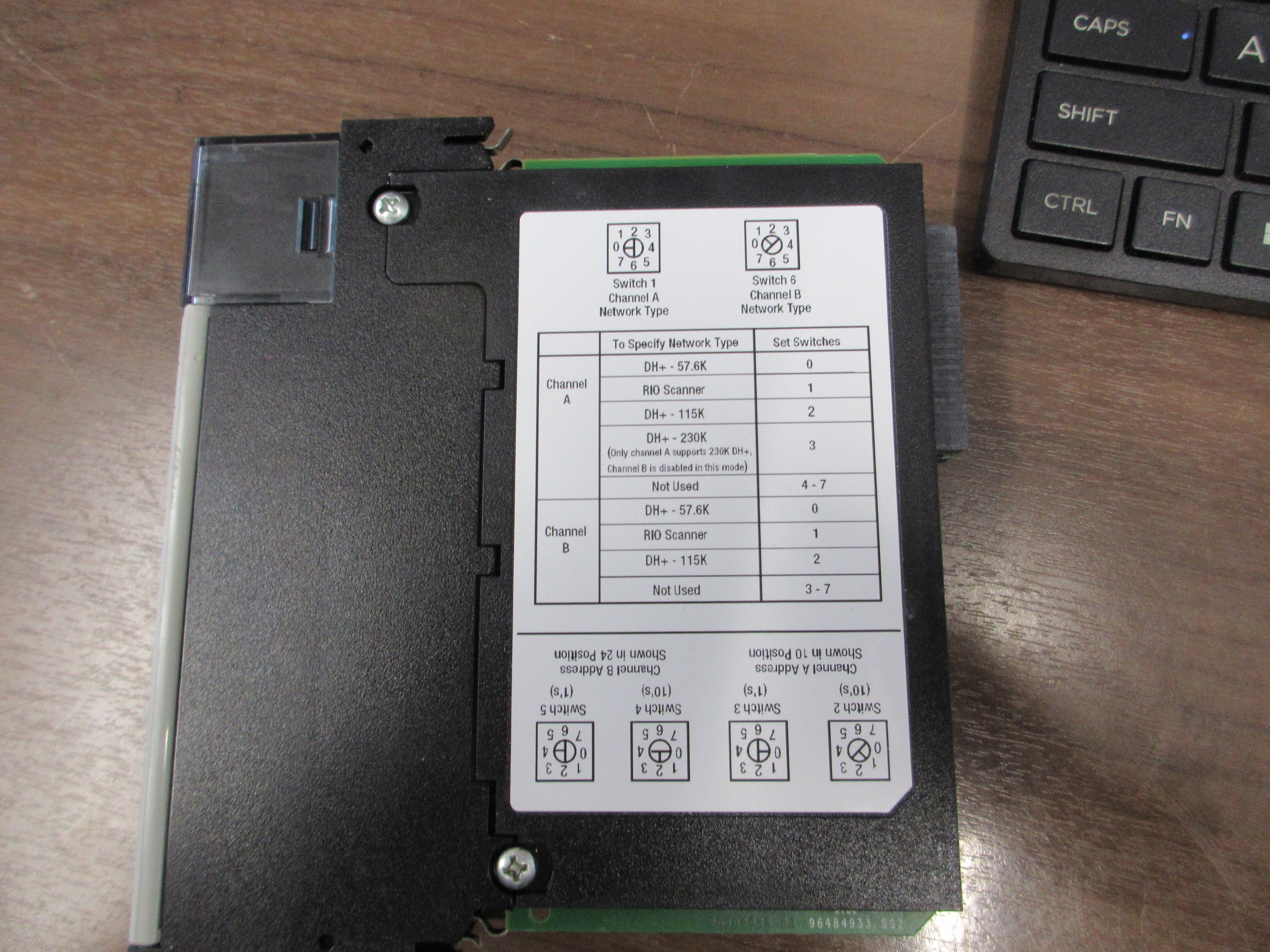 Allen-Bradley ControlLogix Communication Module 1756-DHRIO Ser. E FW: 7.2 Used