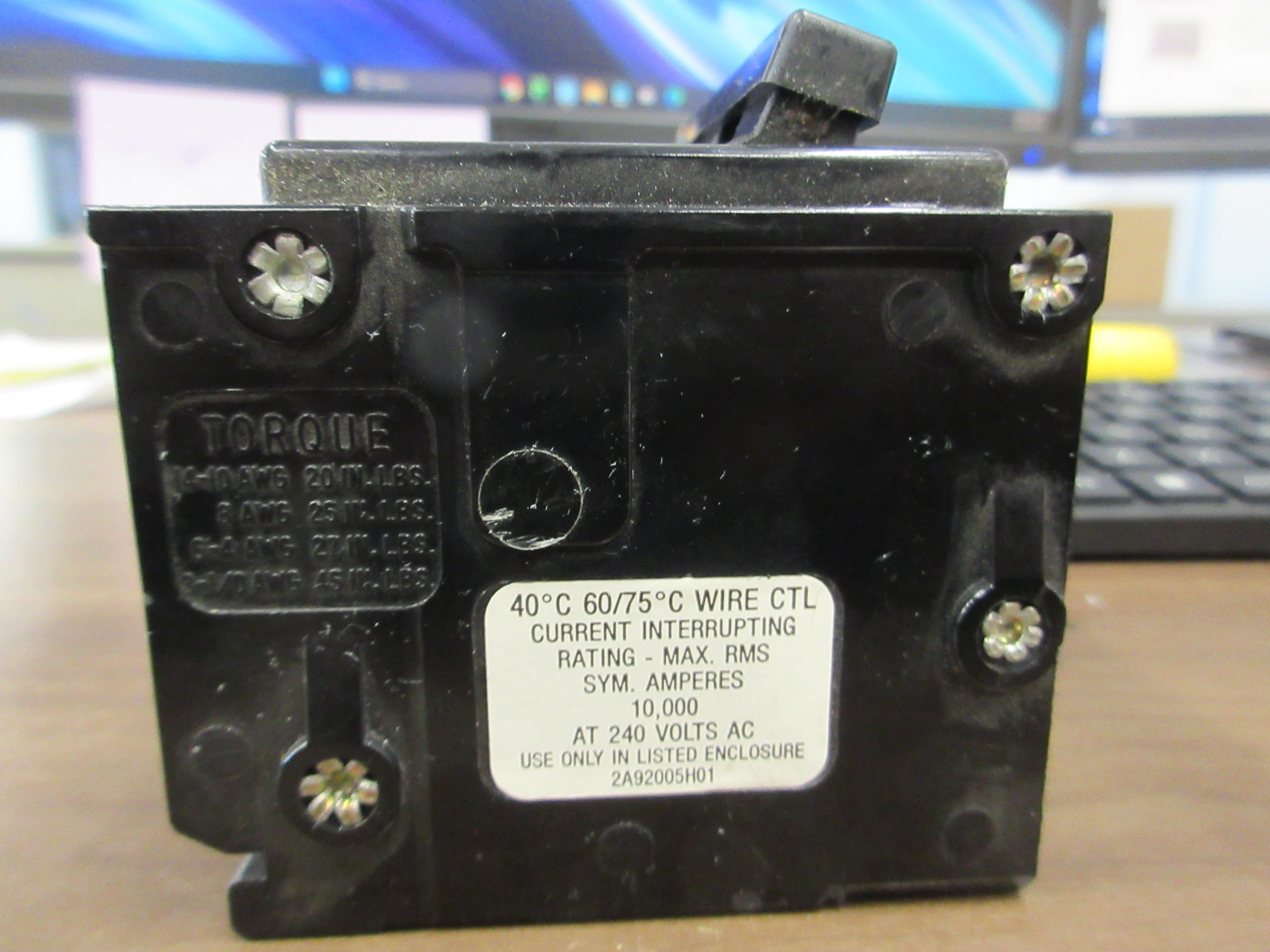 Challenger Clip-On Circuit Breaker C330 30A 240V 3P Used
