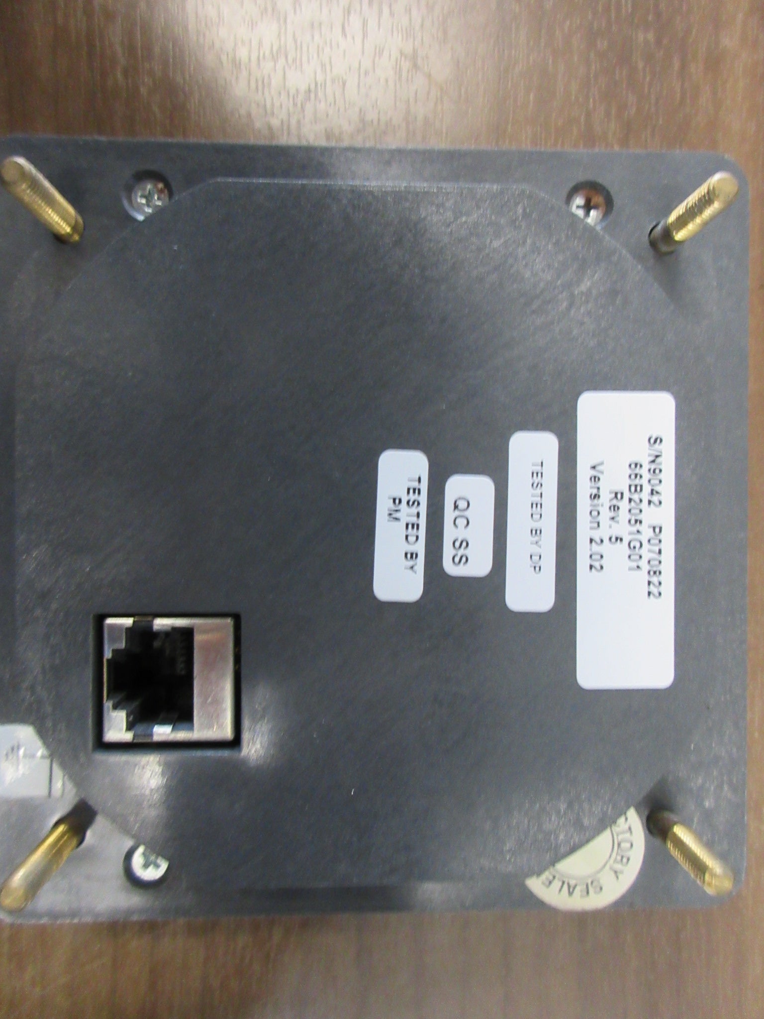 Eaton IQ 200 Display Panel 66B2051G01 Rev. 5 Ver. 2.02 Used