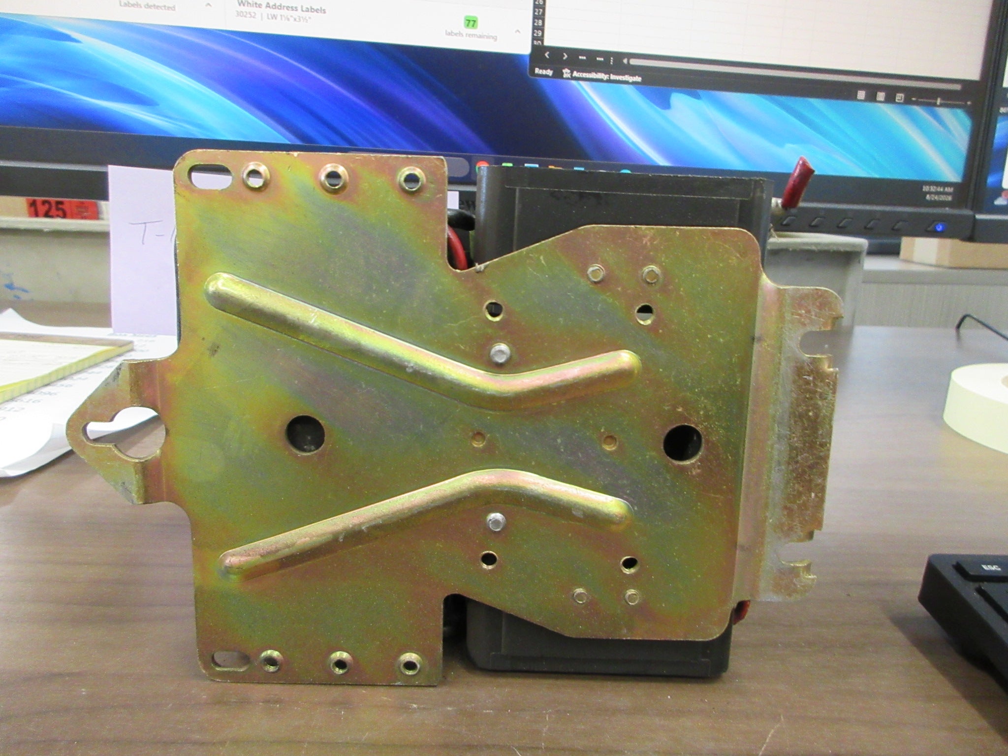 Square D Size1 Starter 8536 CO-3 S 120V Coil 600V Used