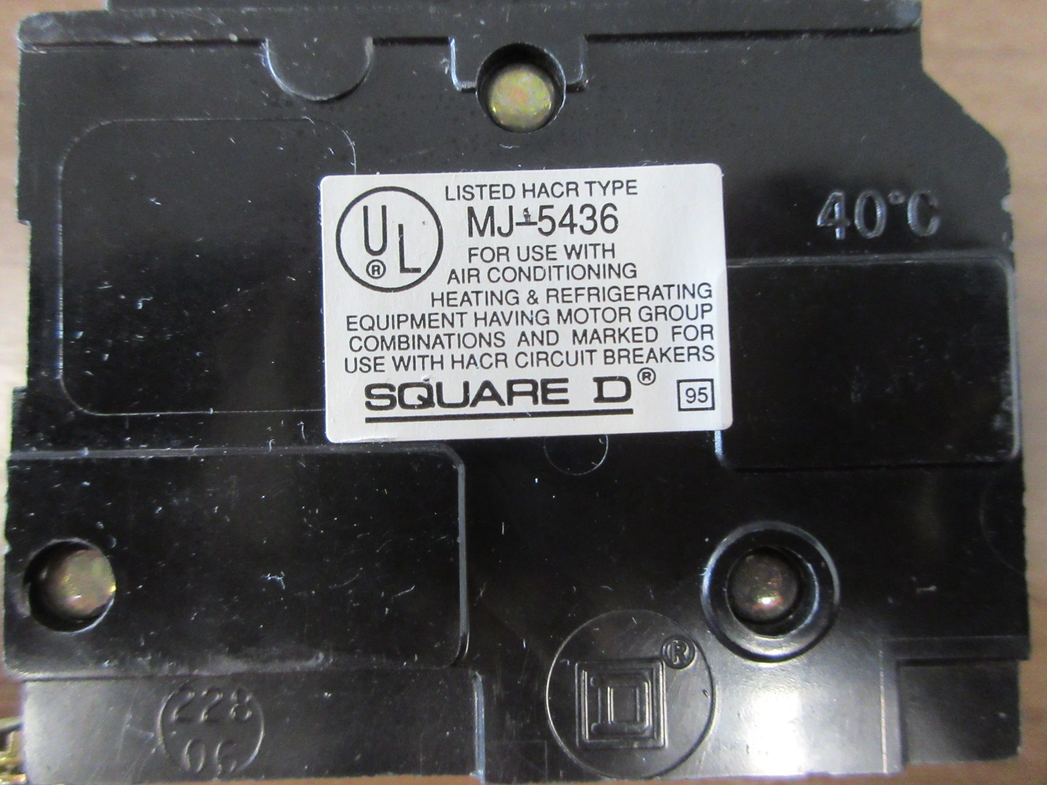 Square D Bolt-On Circuit Breaker QOB330 240V 30A 3P *(1) Screw* Used