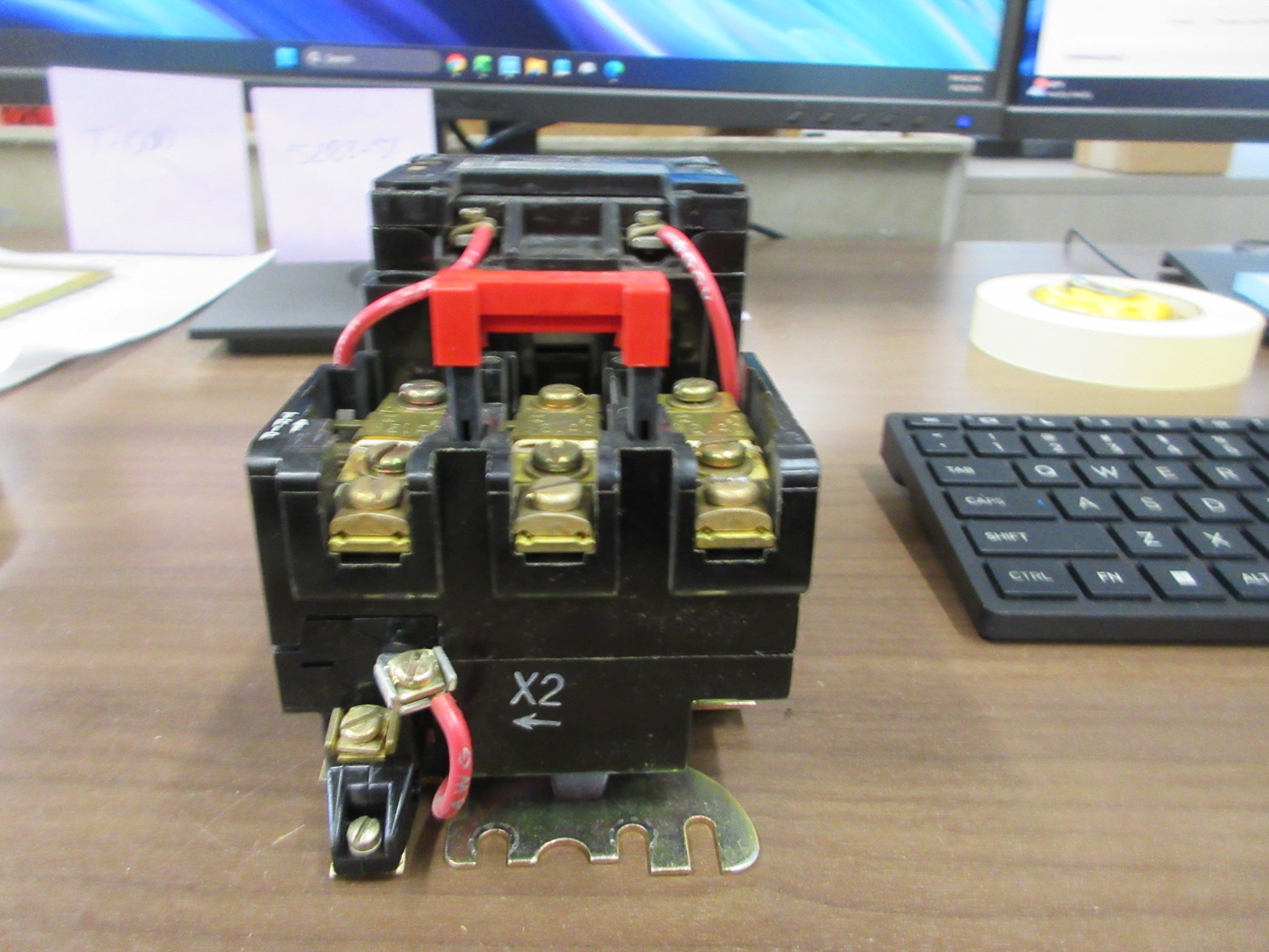 Square D Size 1 Starter 8536 SCO 3 S Ser. A 120V Coil 600V Used