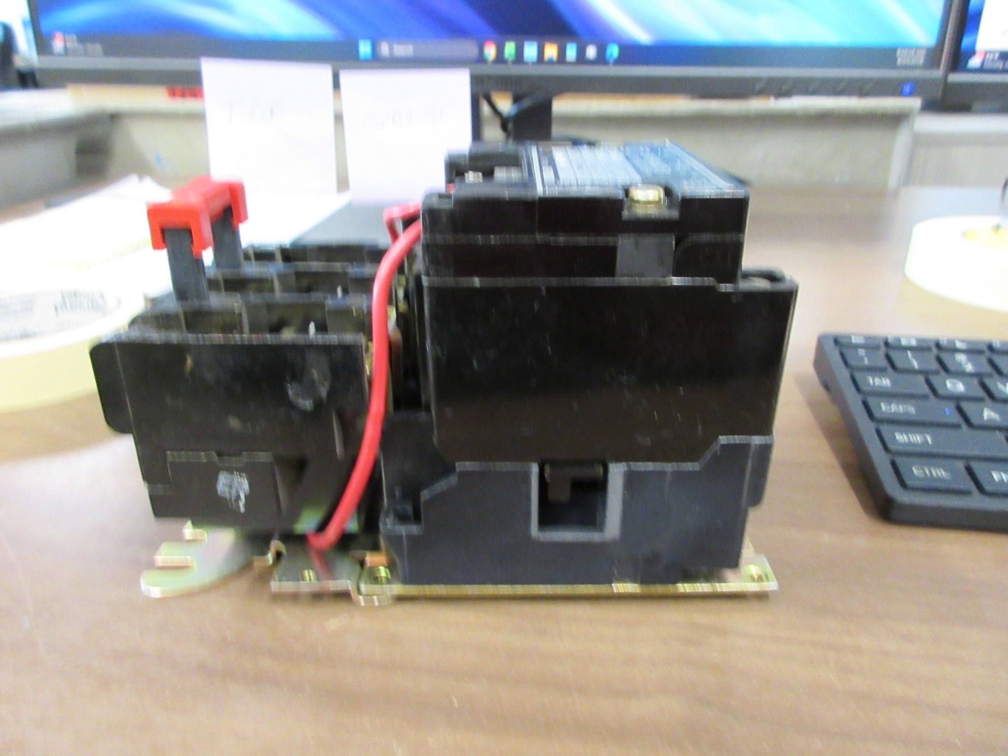 Square D Size 1 Starter 8536 SCO 3 S Ser. A 120V Coil 600V Used