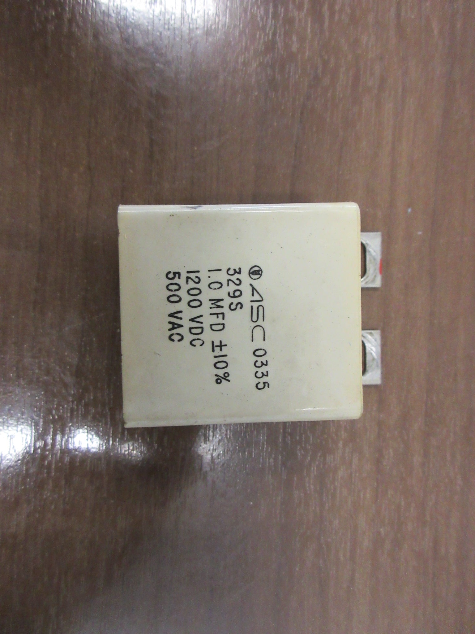 ASC Capacitor 329S 1 MFD 1200 VDC 500 VAC * Lot of 3* Used