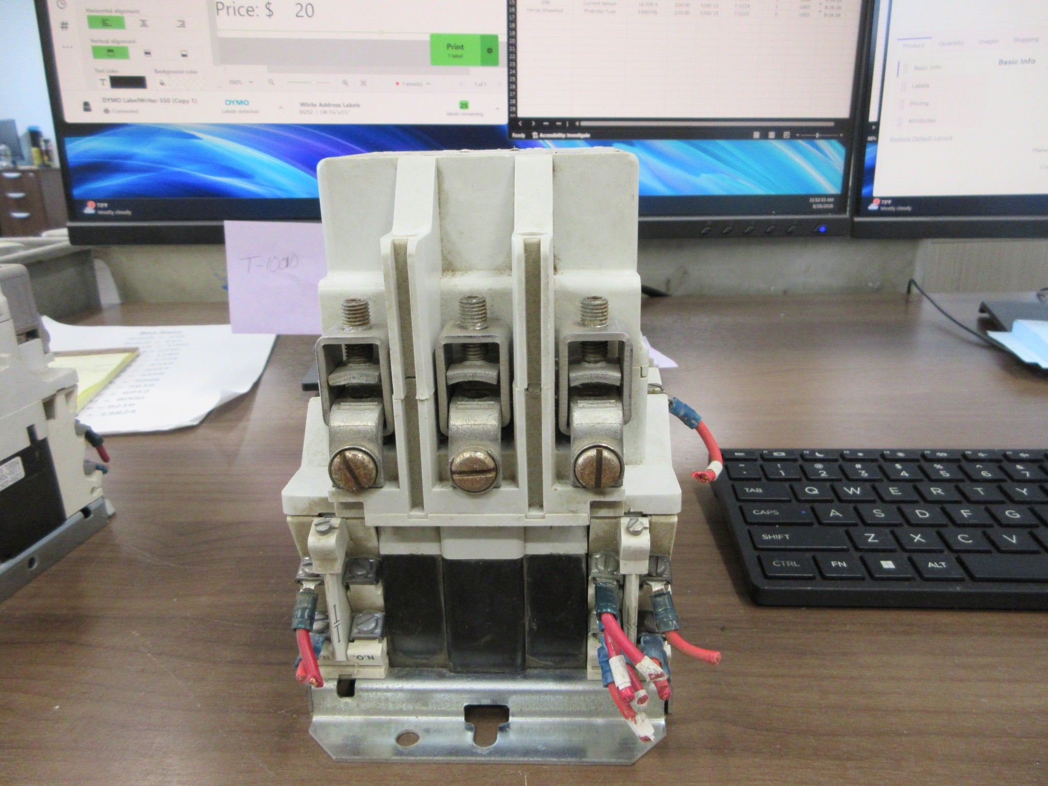 Westinghouse Contactor A201KFCA 120V Coil 211A 460V 3P Used