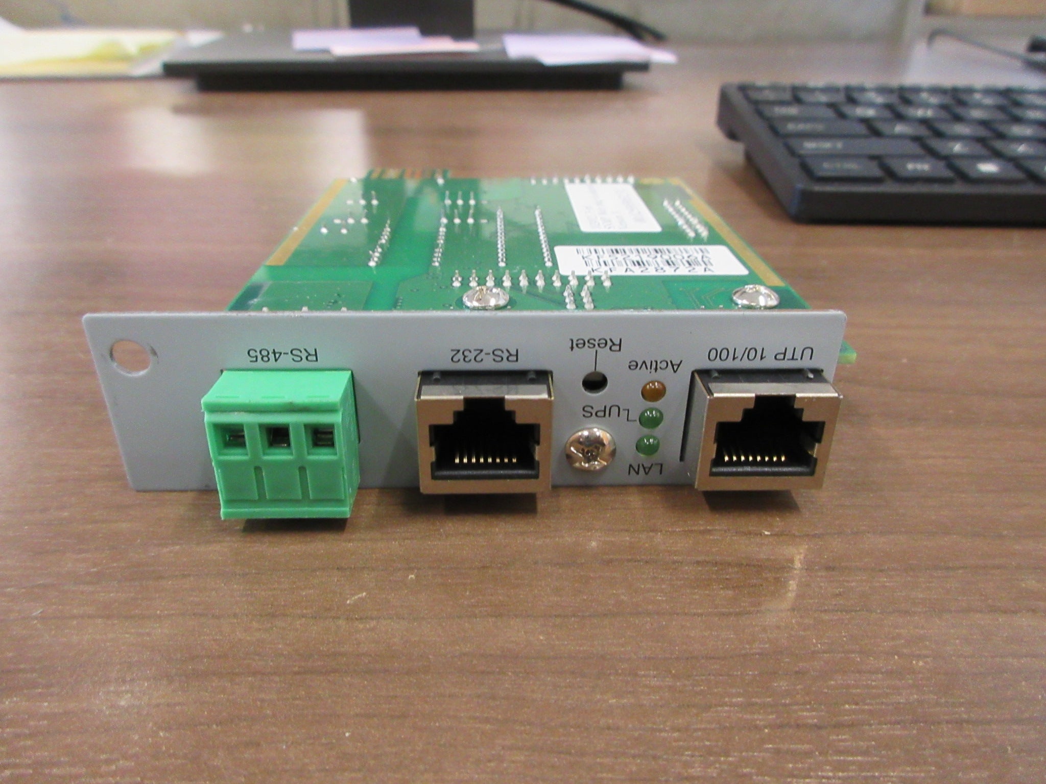 GE SNMP/Web Plug-in Adapter 1024921 Ver. A 3Ph Used