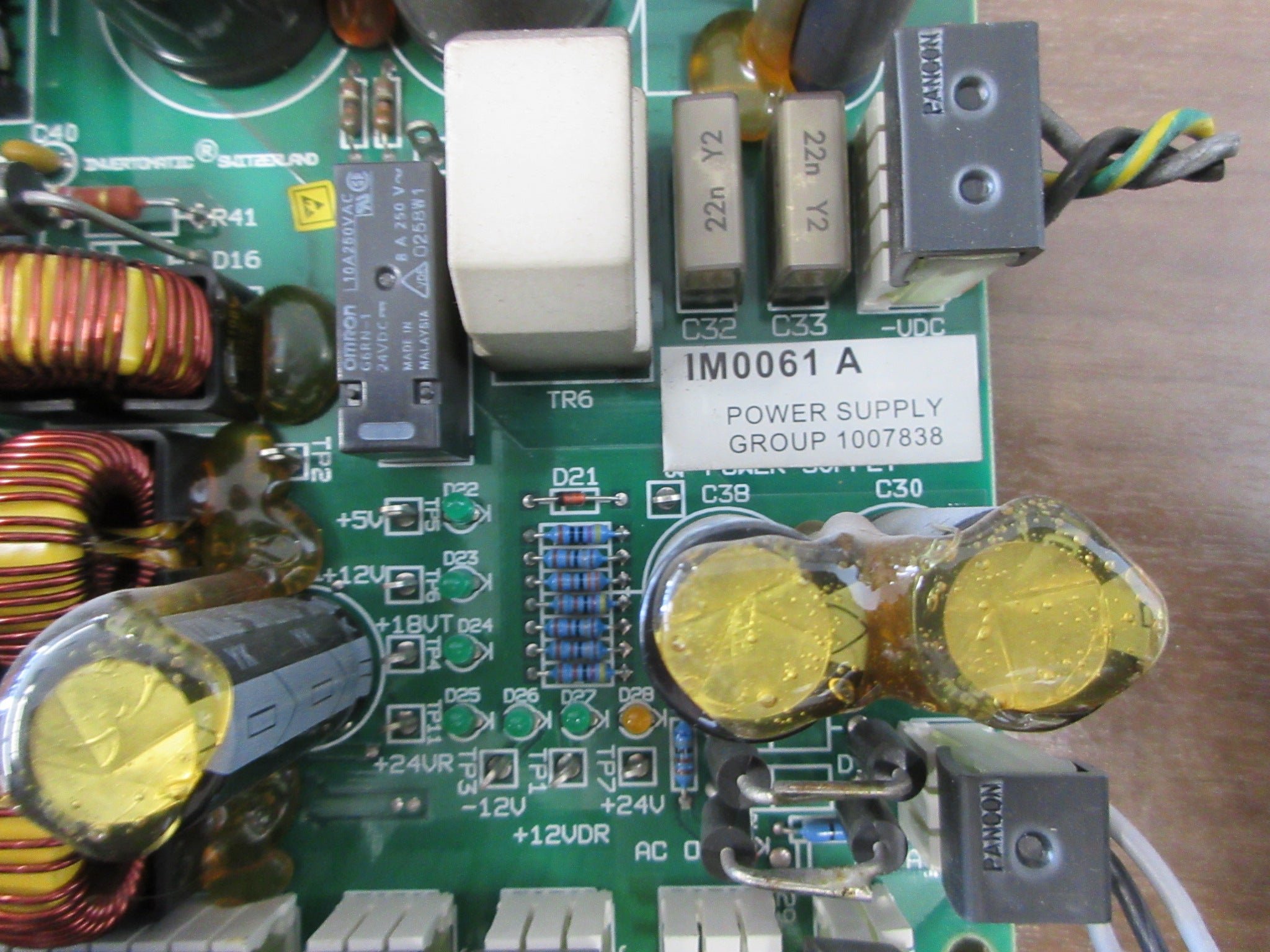 GE IM0061 A Power Supply Board 1007838 Used