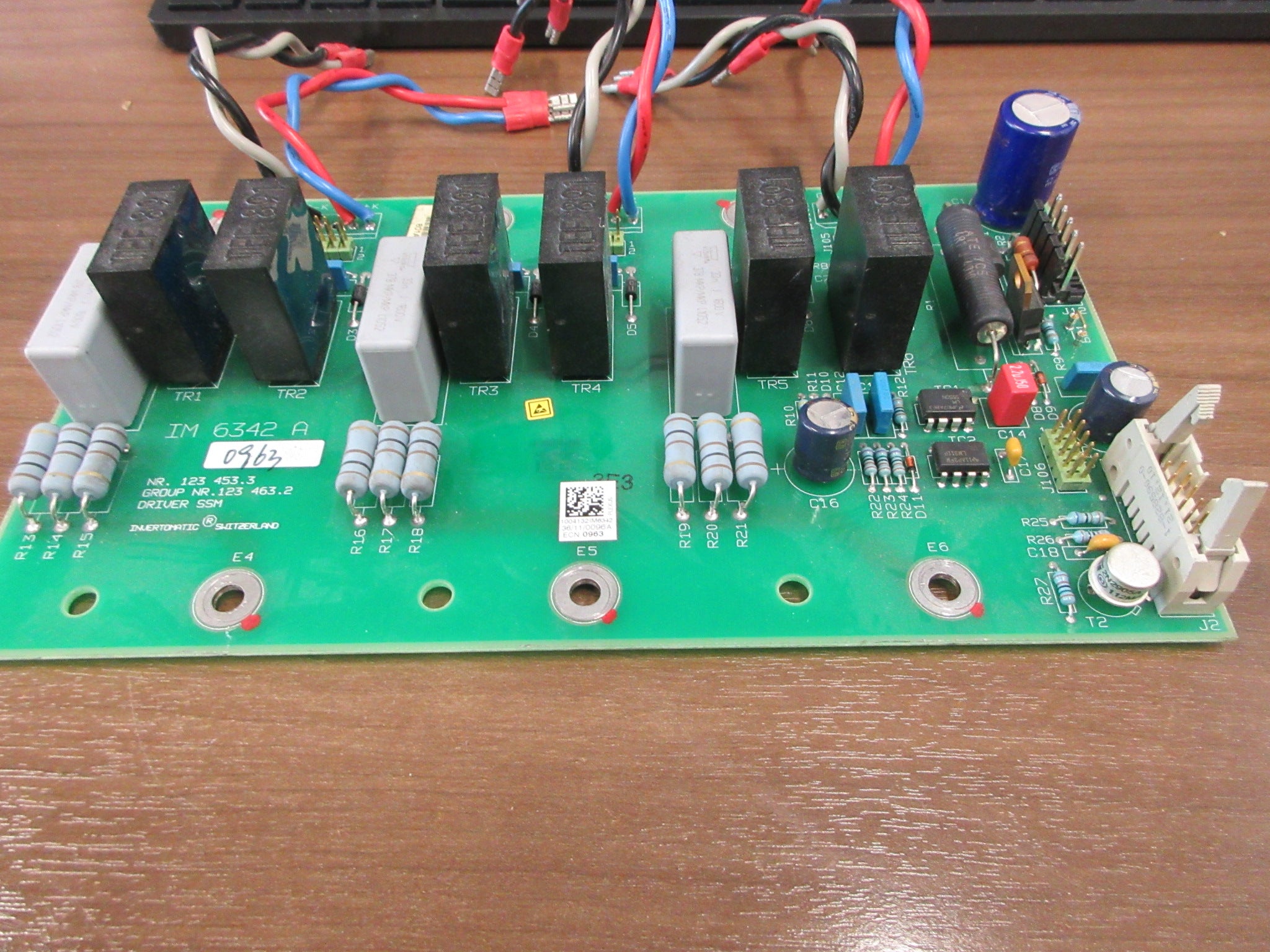 GE IM 6342 A Driver SSM Board 123 453.3 Used