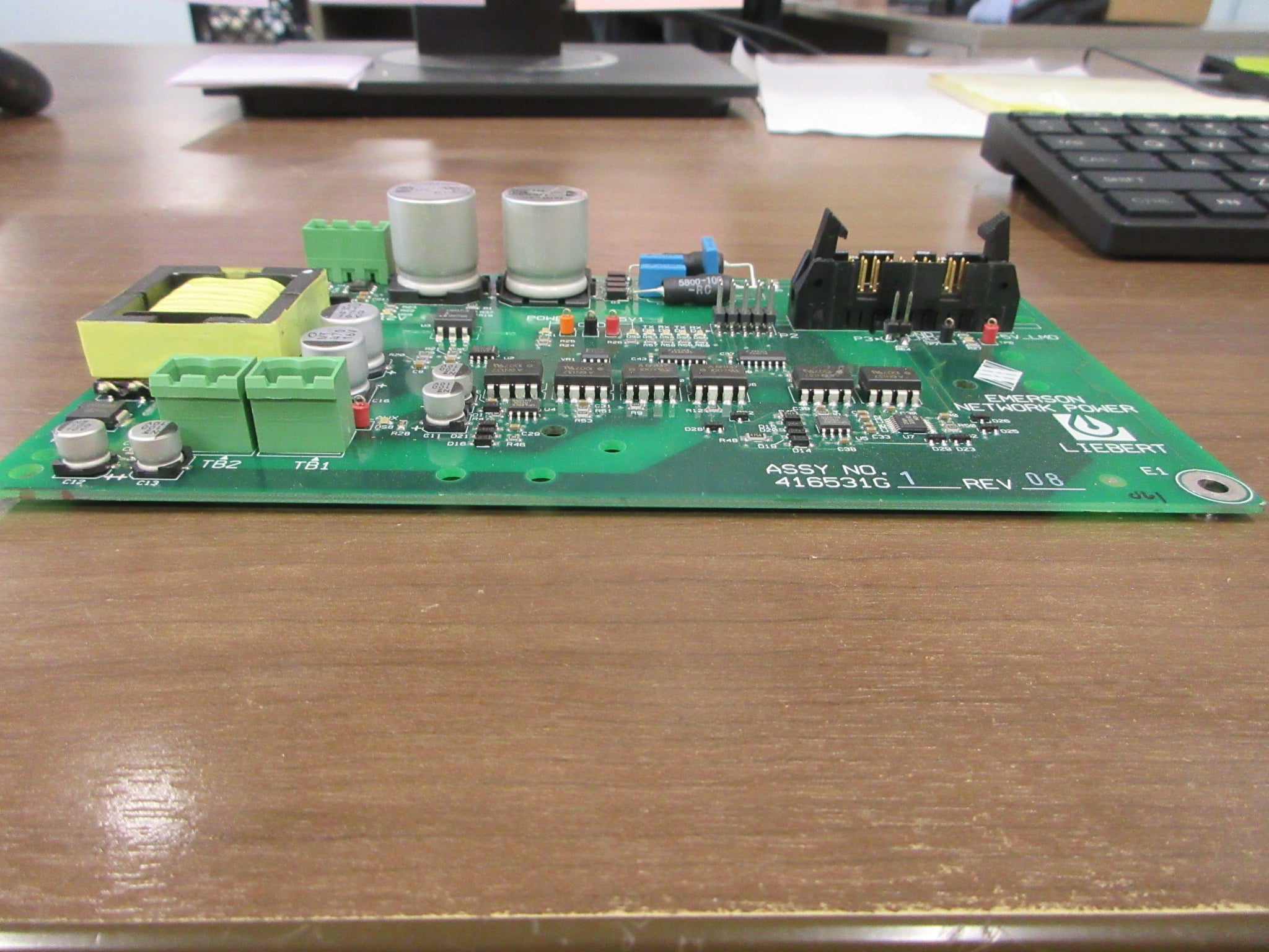 Emerson Liebert Control Board 416531G1 Rev. 08 Used