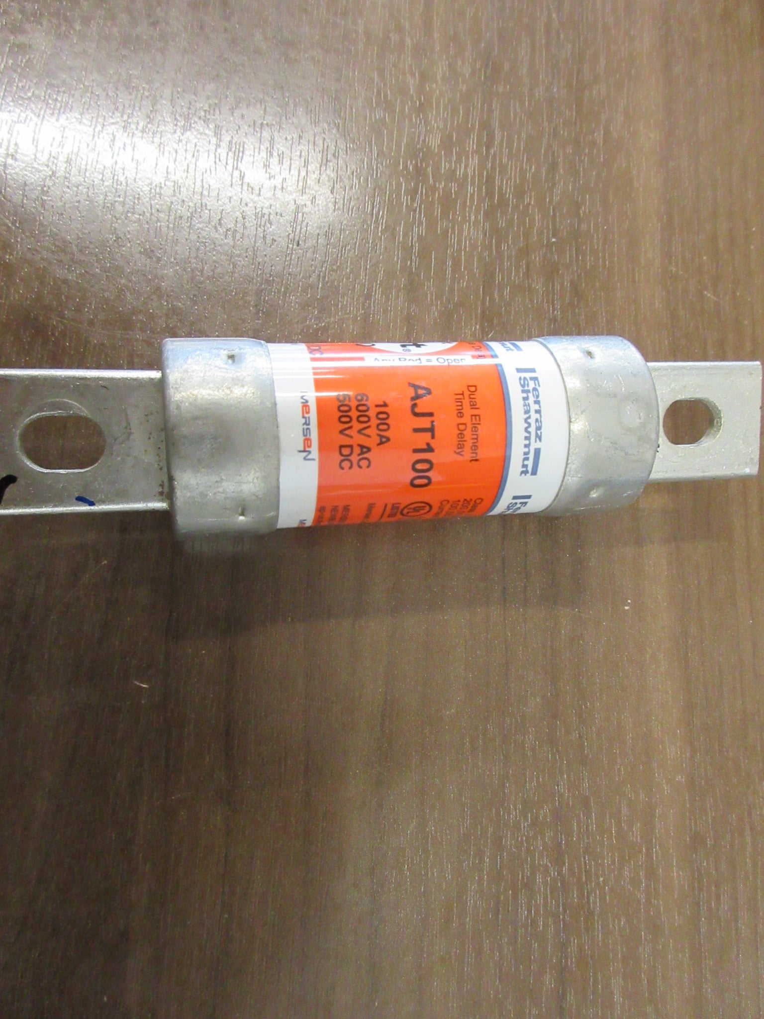 Mersen Ferraz -Shawmut Amp-Trap 2000 Fuse AJT 100 600V Used