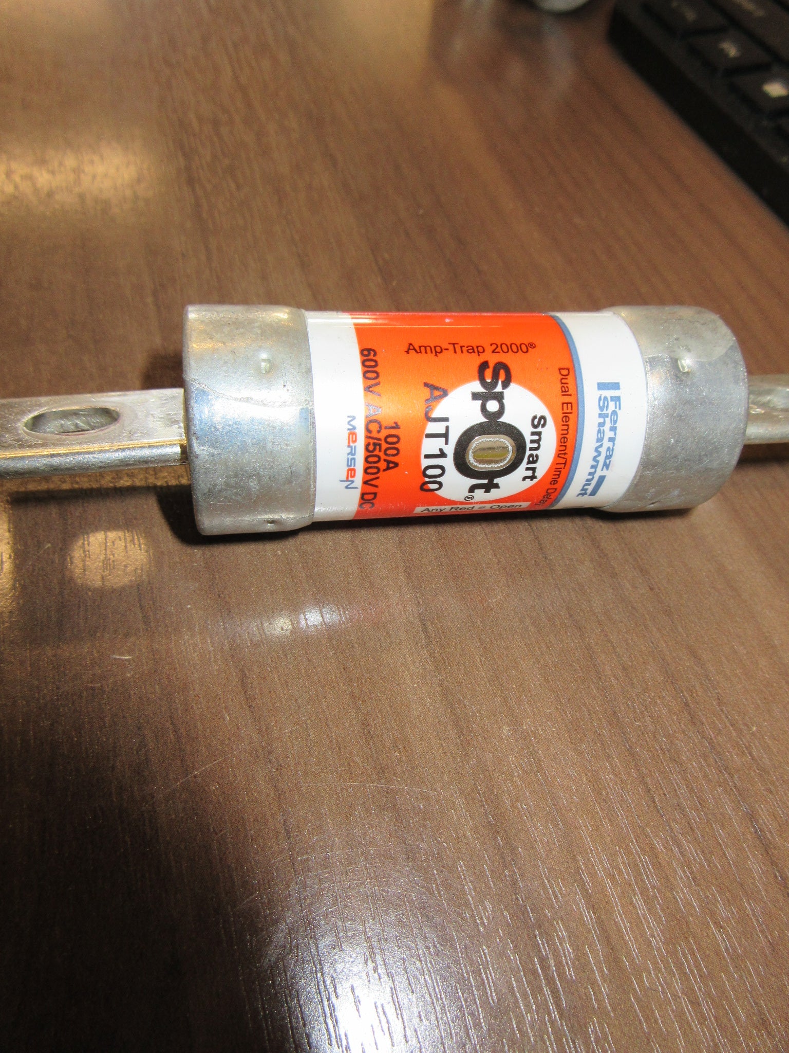 Mersen Ferraz -Shawmut Amp-Trap 2000 Fuse AJT 100 600V Used