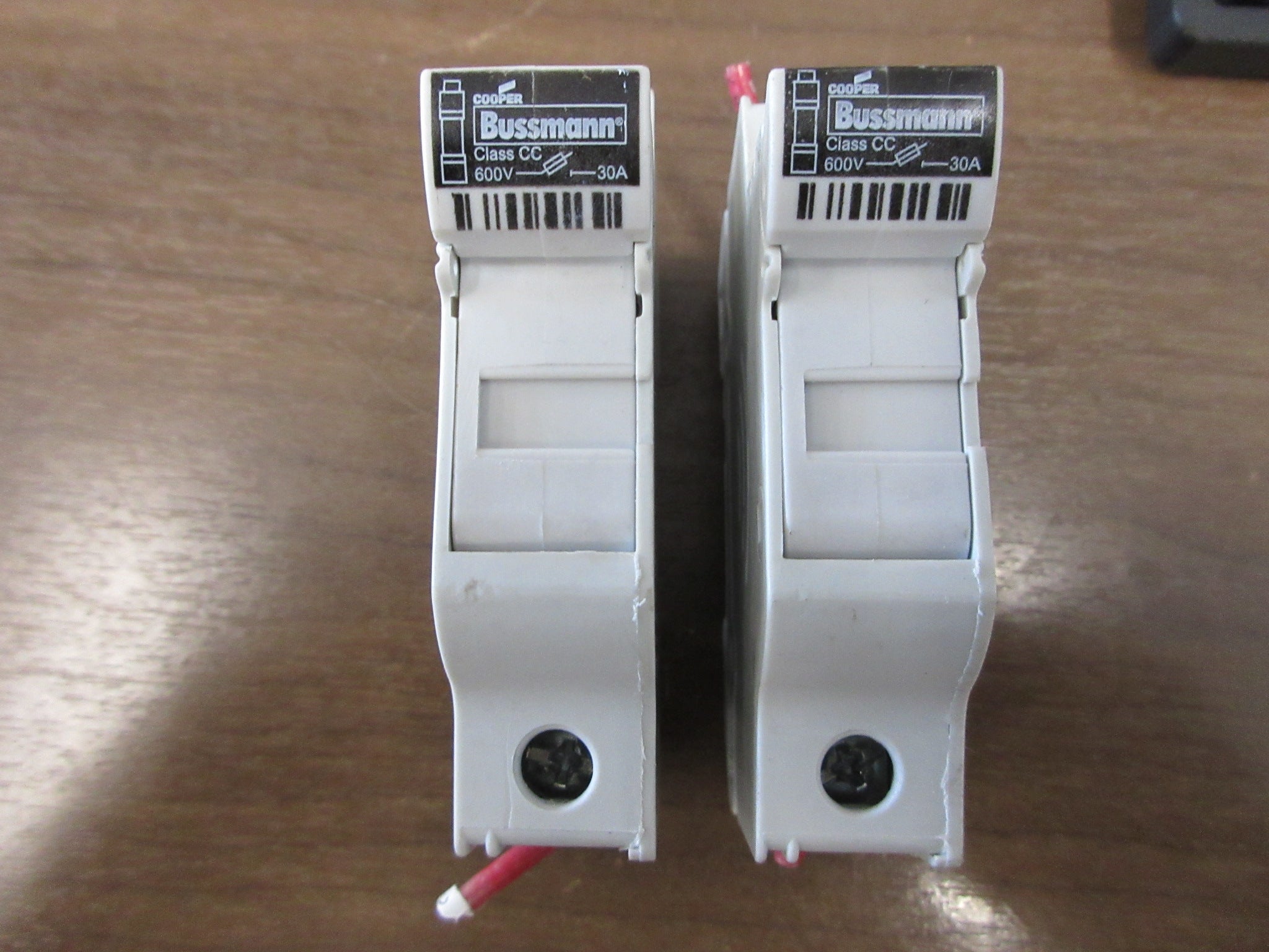Cooper Bussmann Fuseholder CHCC1 30A 600V 1P *Lot of 2* Used