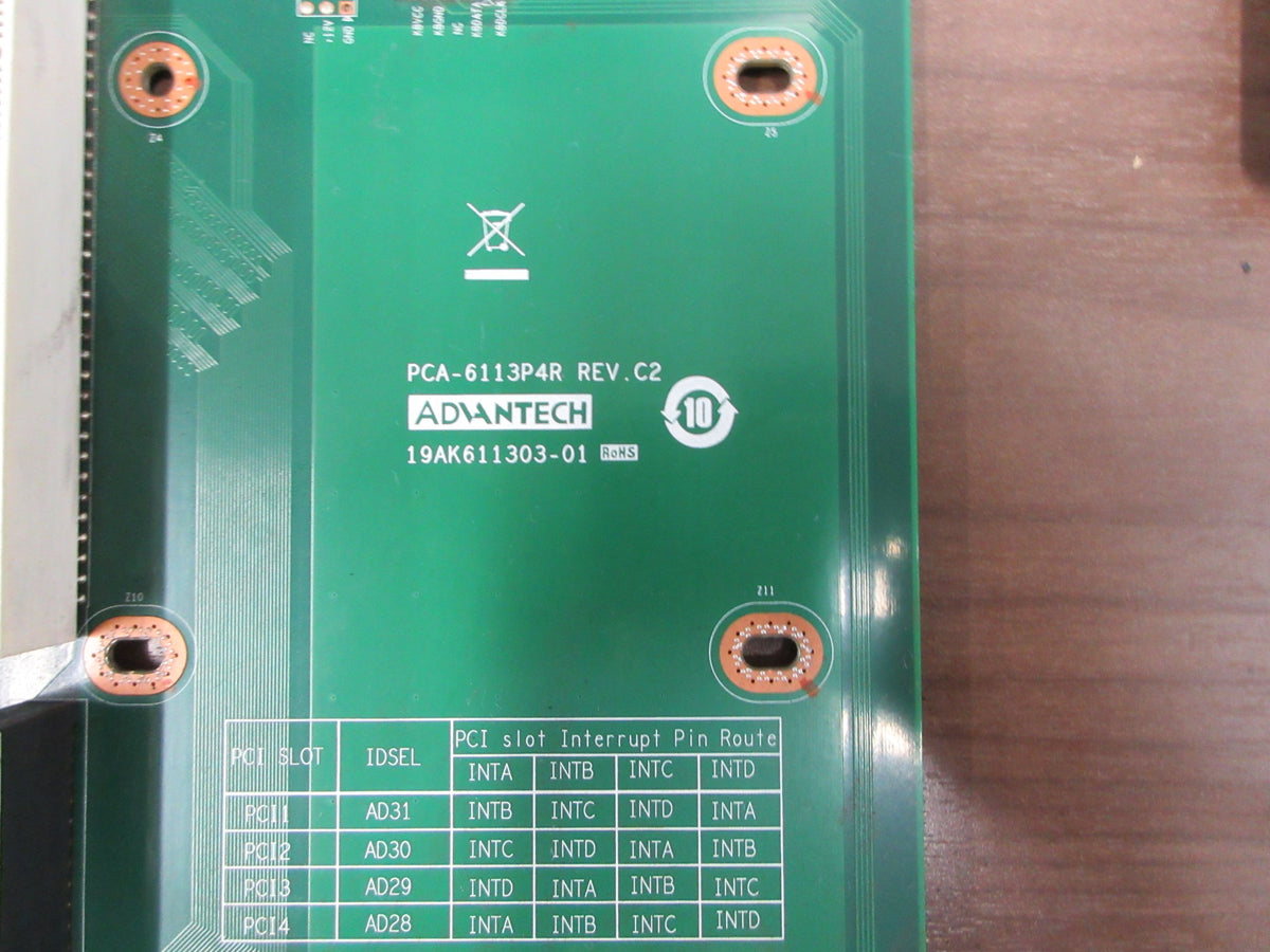 Advantech Barkplane PCA-6113O4R Rev. C2 (7) ISA (4) PCI Slots Used