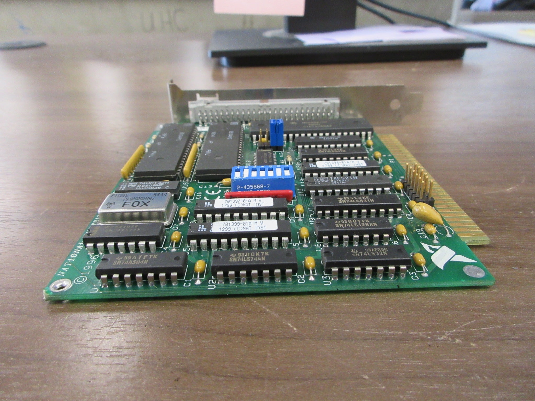 National Instruments Timing & Digital I/O Interfare Card PCA-TIO-10 Used