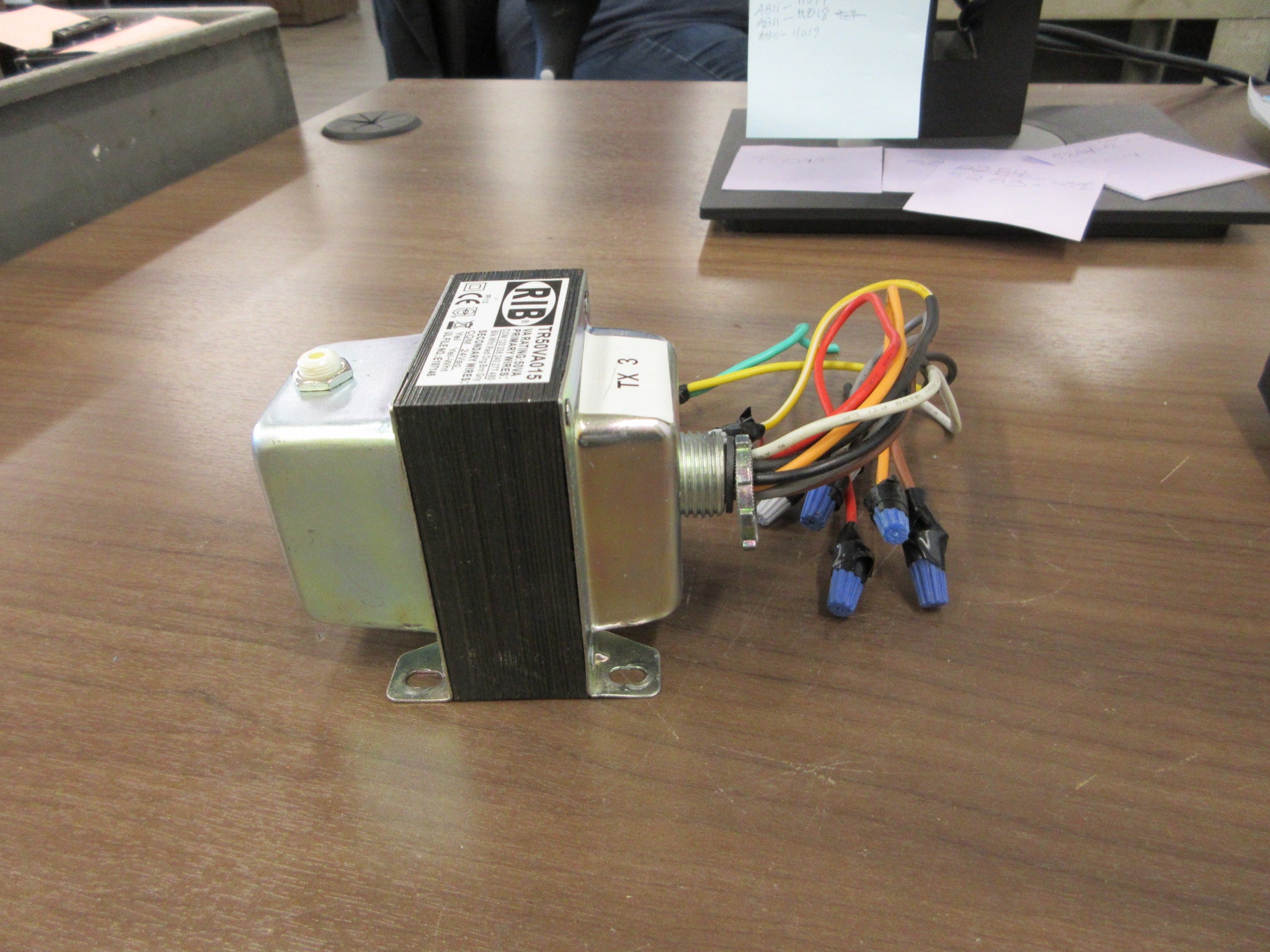 Functional Devices RIB Transformer TR50VA015 50VA Pri: 120-480V Sec: 24V Used