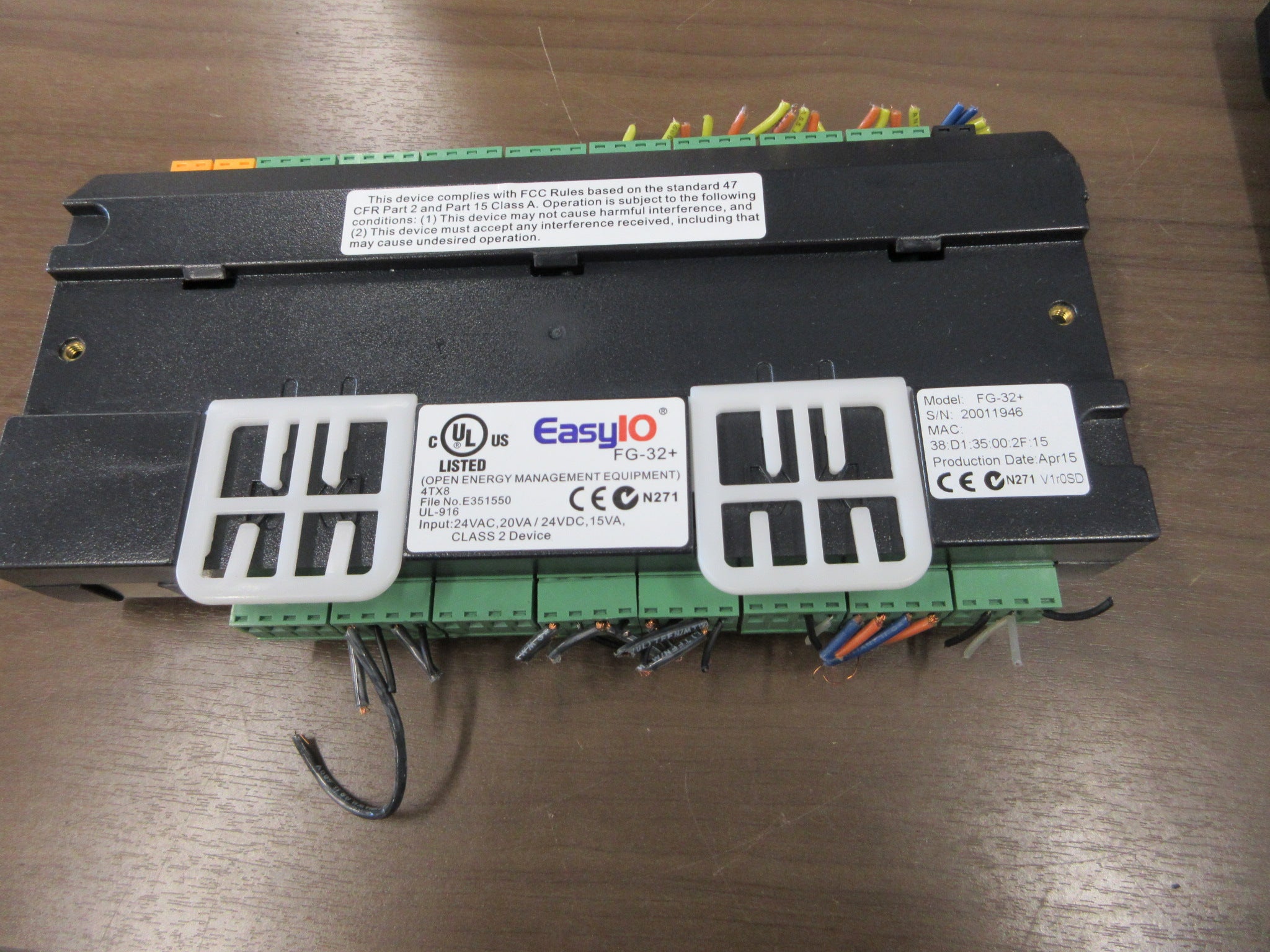 EsayIO BMS Controller FG-32+ 24V AC/DC Used