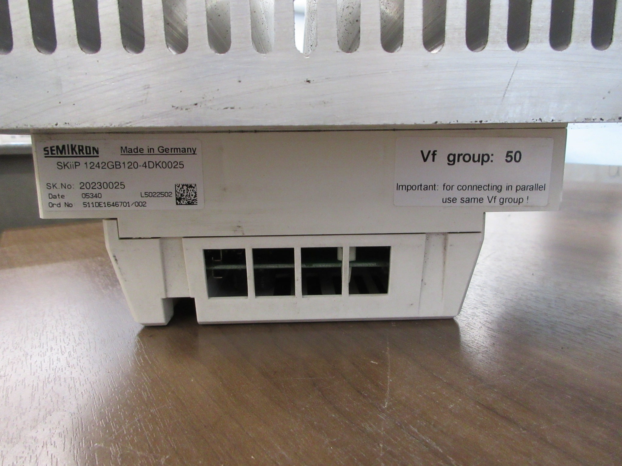 Semikron Skiip Intergrated Intelligent Power Module 124GB120-4DK0025 Used