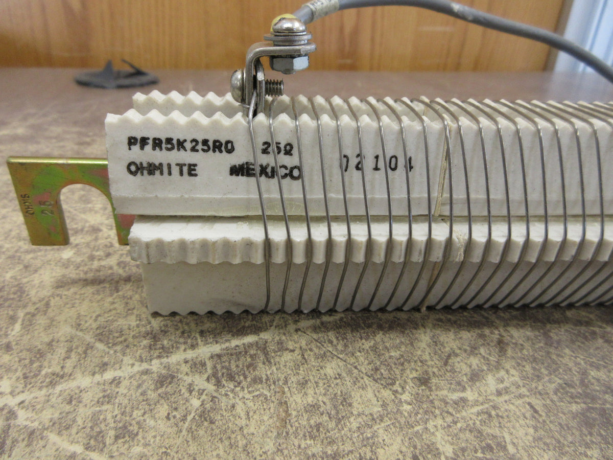 Ohmite Resistor PFR5K25R0 25K Ohms Used